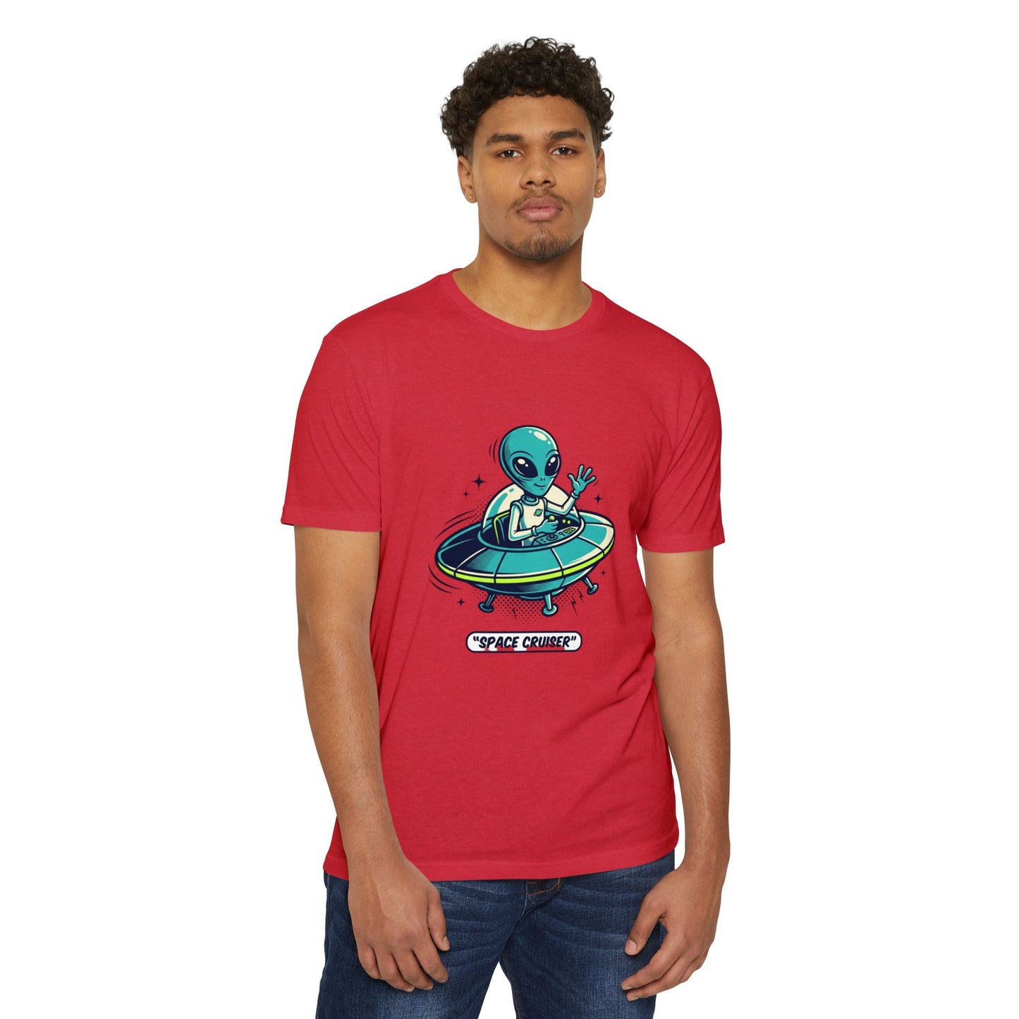 Space Cruiser Alien UFO T‑Shirt — Sci‑Fi Graphic Tee