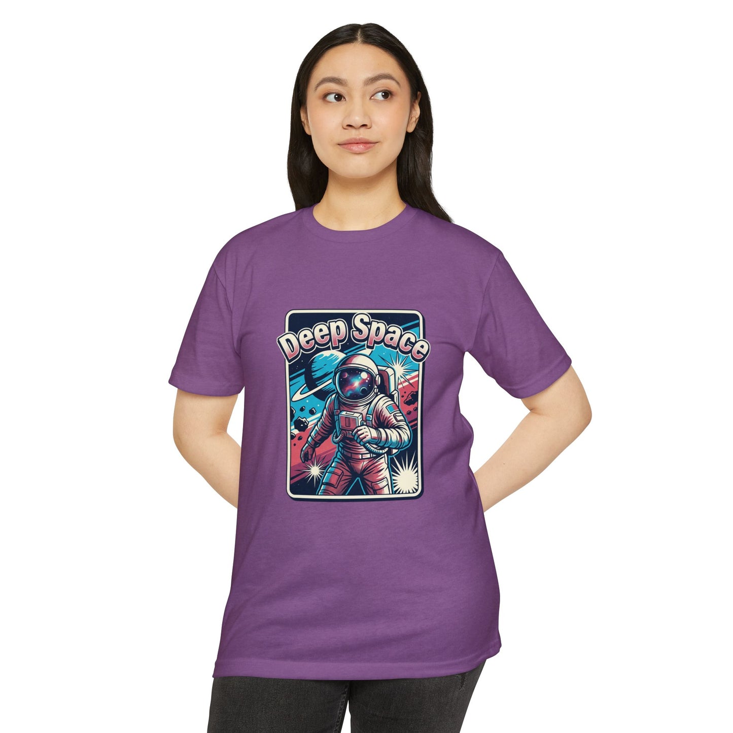 Deep Space Astronaut T-Shirt — Retro Space Exploration Tee