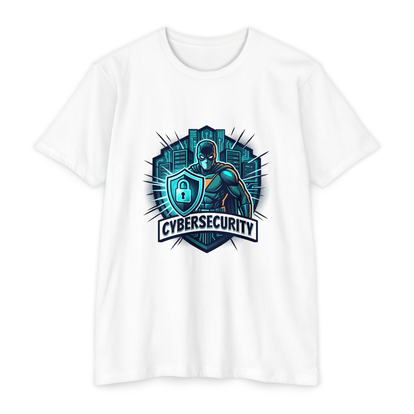 Cybersecurity Shield Tee — Cyber Defender Tech T-Shirt