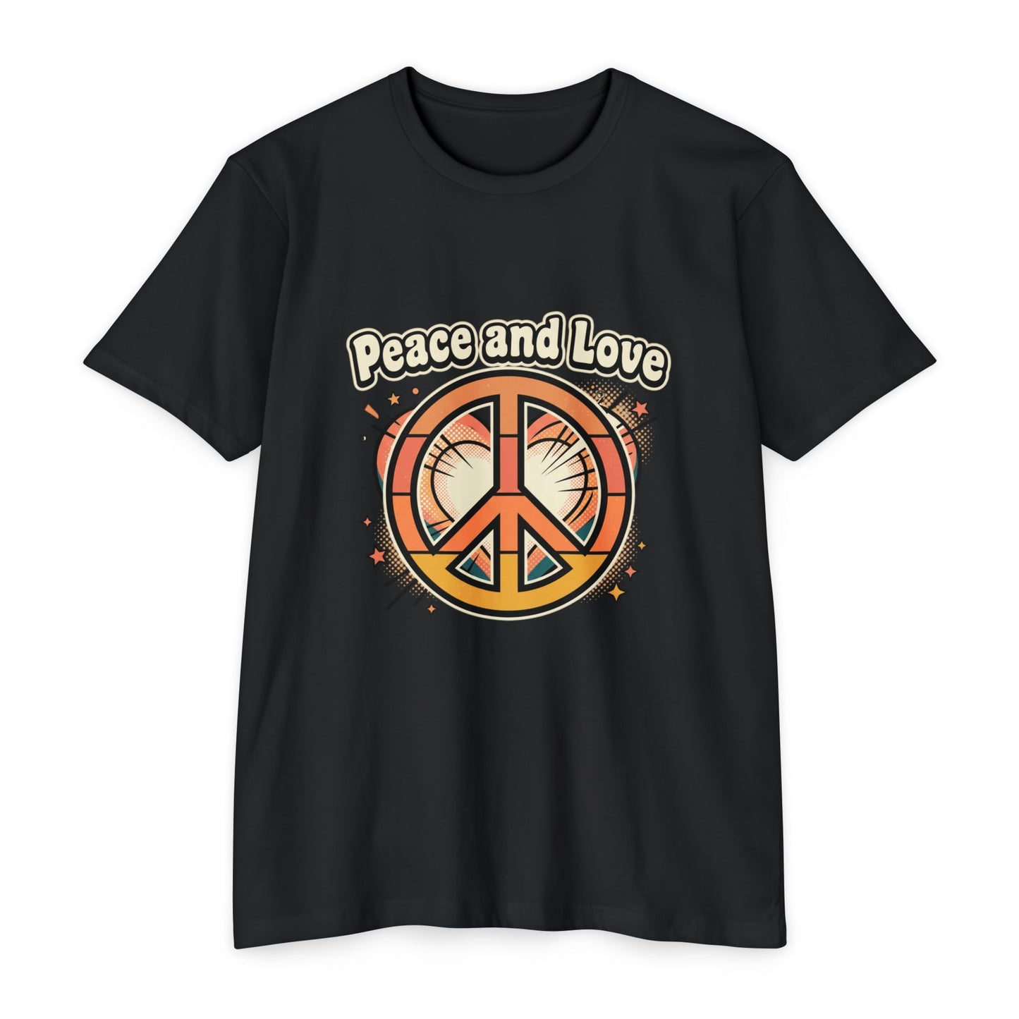 Peace and Love Vintage Peace Sign T-Shirt