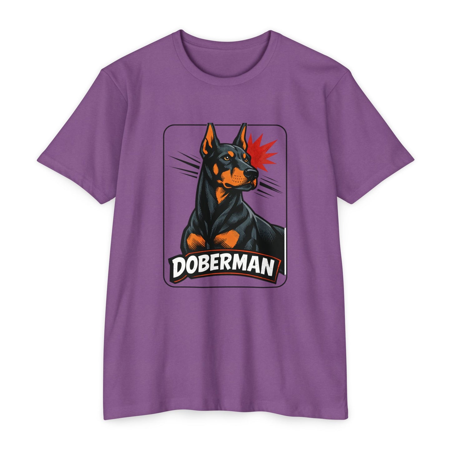 Doberman Graphic T-Shirt — Bold Vintage Canine Design
