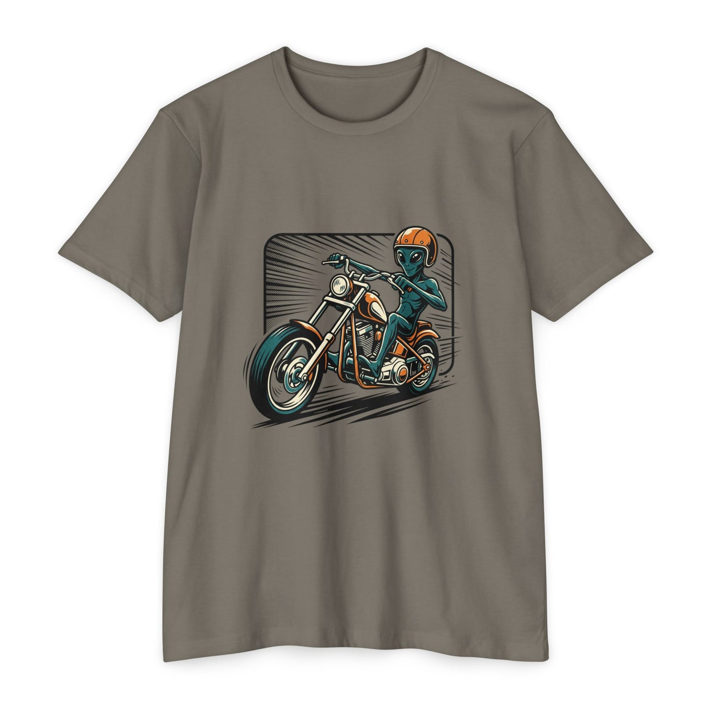 Motorcycle Rider Graphic T-Shirt — Retro Biker Design