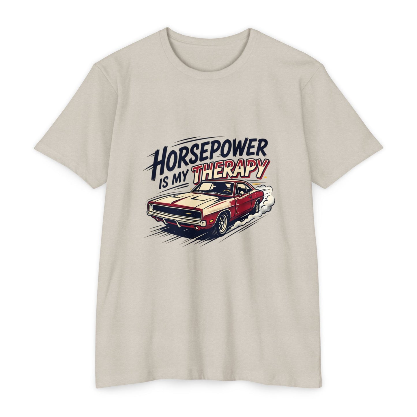 Horsepower Is My Therapy T-Shirt — Racing & Car Enthusiast Tee