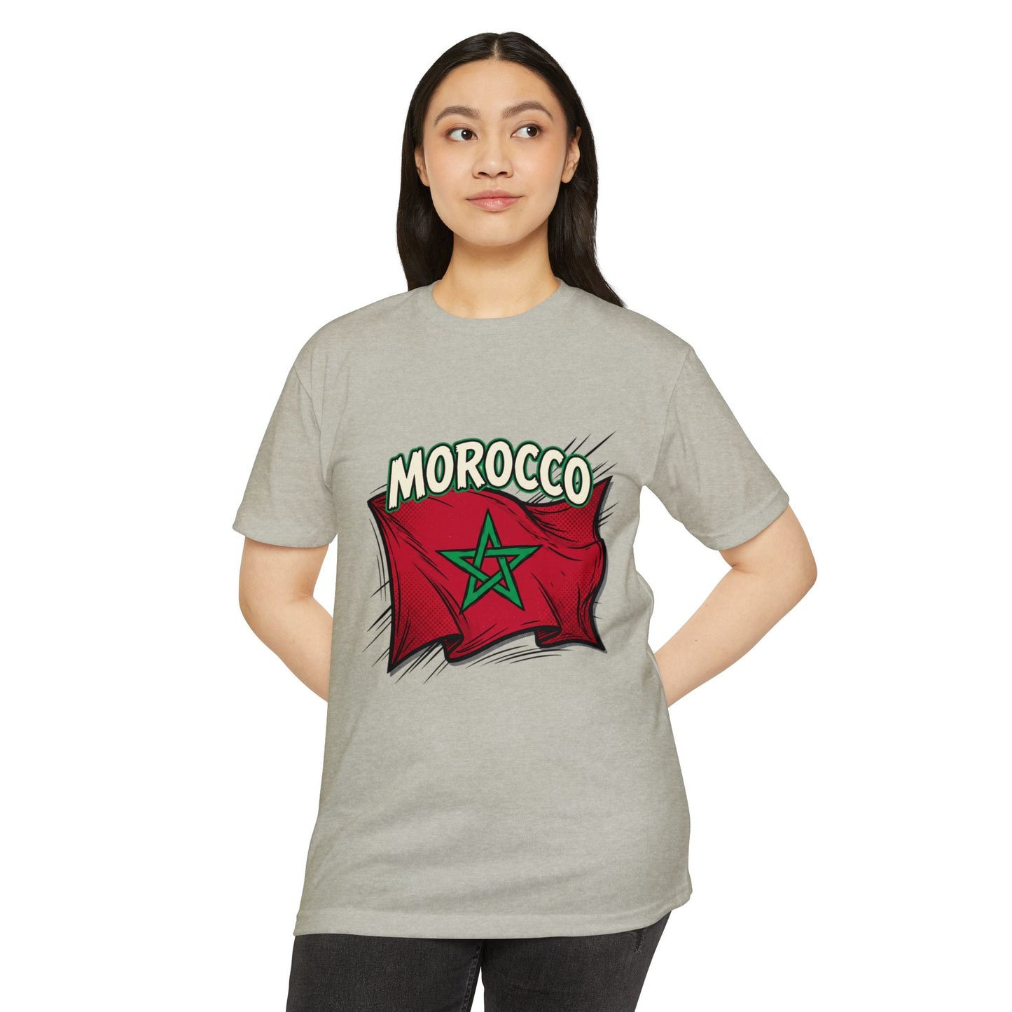 Morocco Flag Vintage Graphic T-Shirt — Moroccan Pride Tee