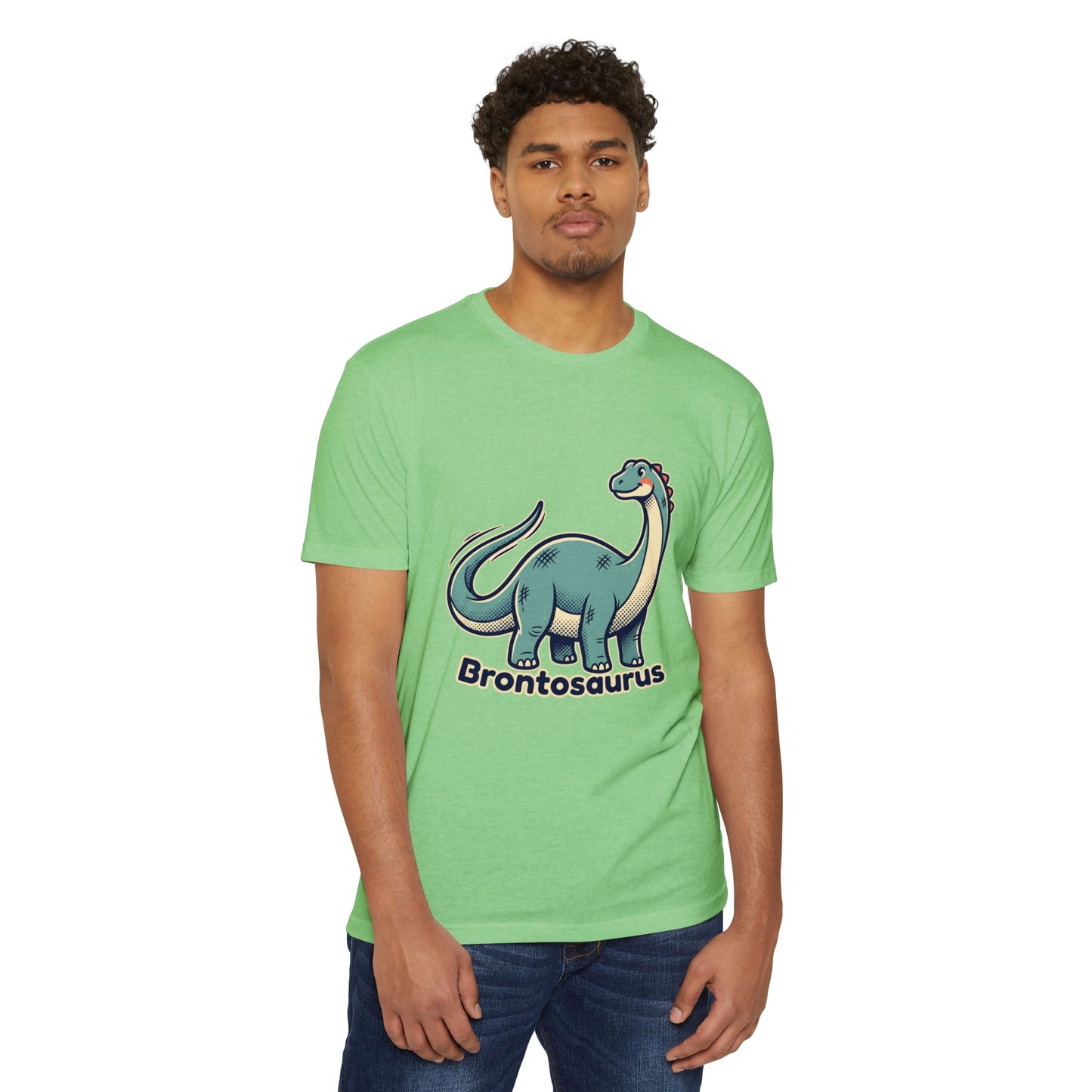 Brontosaurus Cute Dinosaur T-Shirt — Cute Dino Tee for Kids & Adults