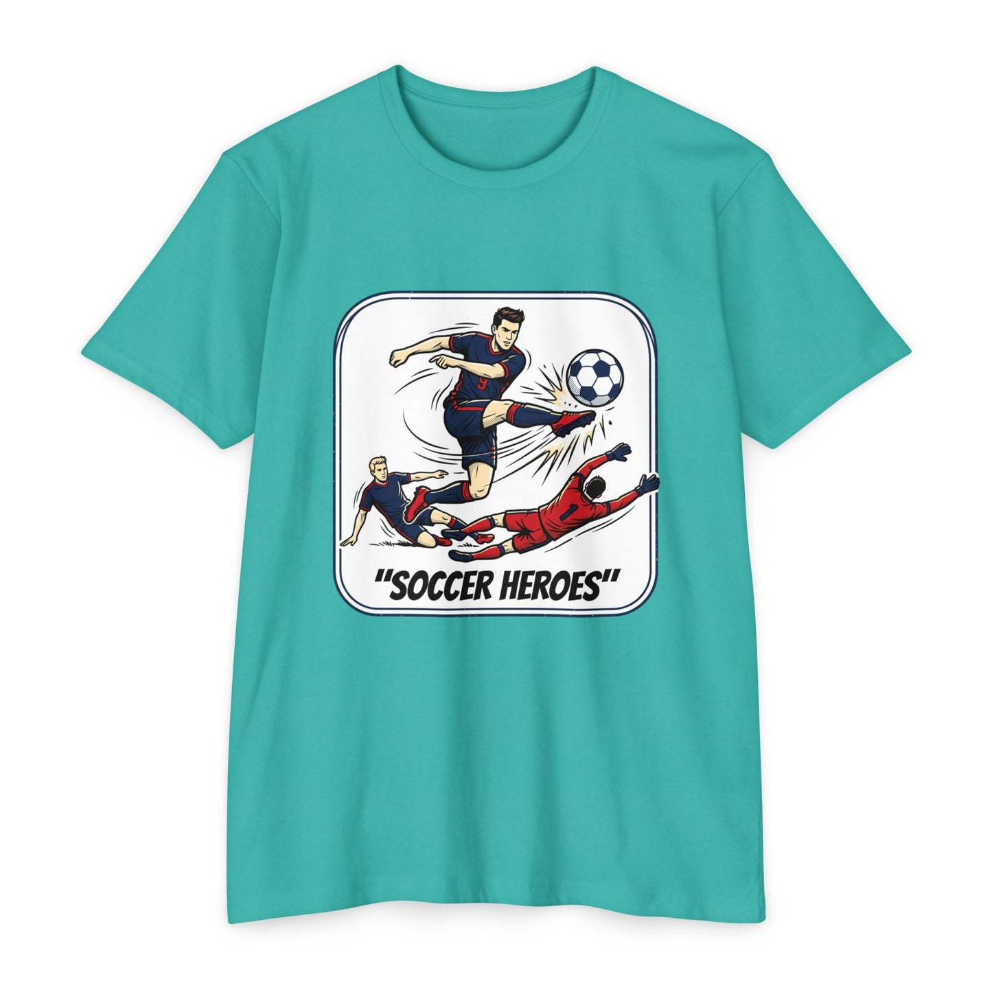 Soccer Heroes T-Shirt — Vintage Comic Soccer Graphic Tee