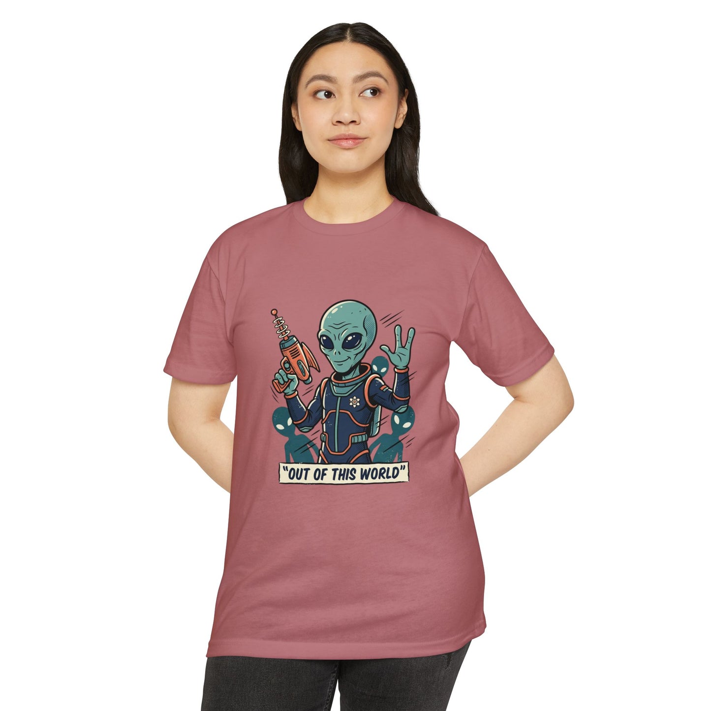 Alien Ray Gun T-Shirt — "Out of This World" Graphic Tee