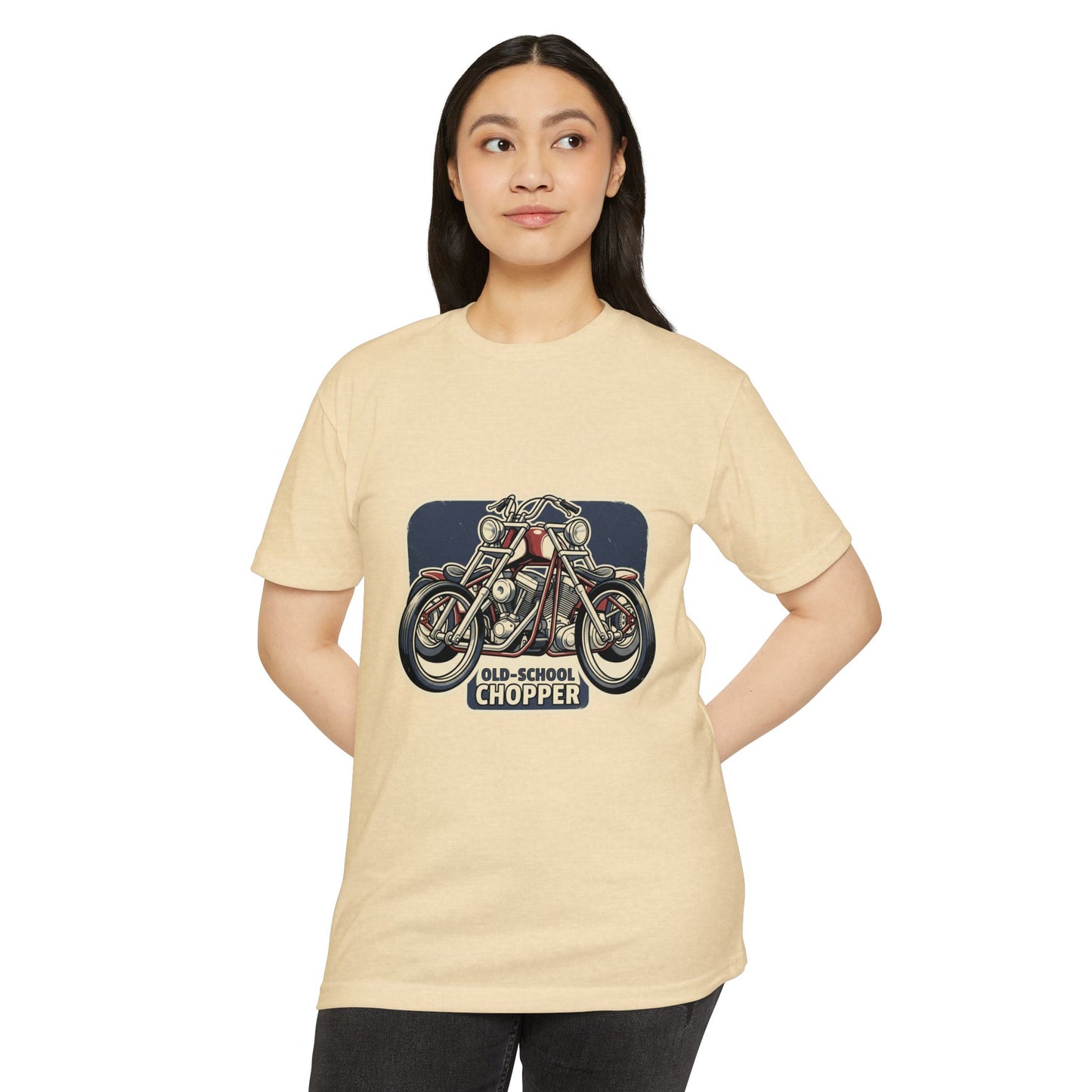 Old-School Chopper Motorcycle T-Shirt — Vintage Biker Tee