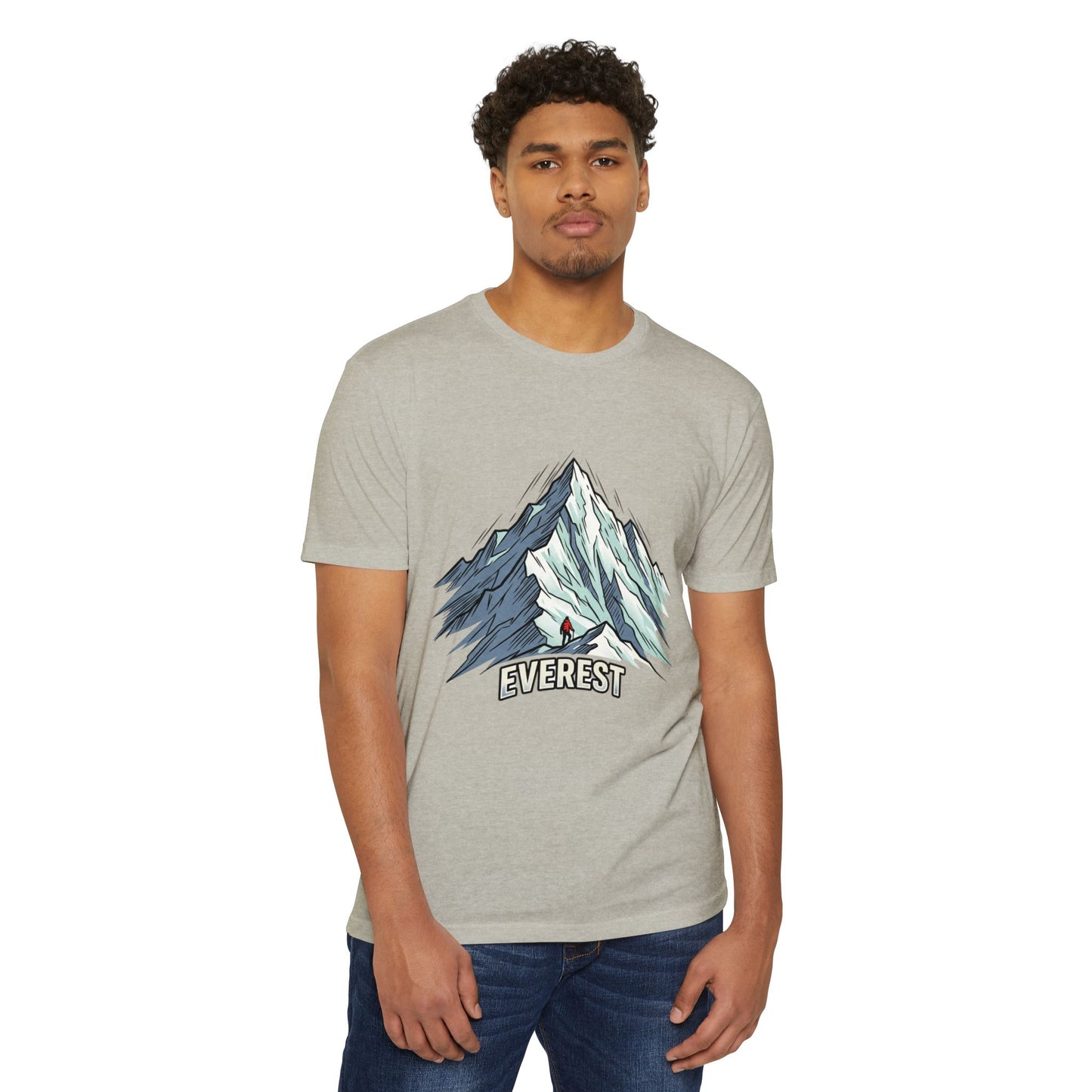 Everest Mountain Graphic T-Shirt — Adventure Climber Tee