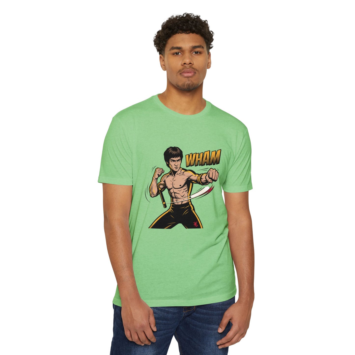 Camiseta gráfica de artes marciales — Camiseta de luchador estilo Bruce 'WHAM'