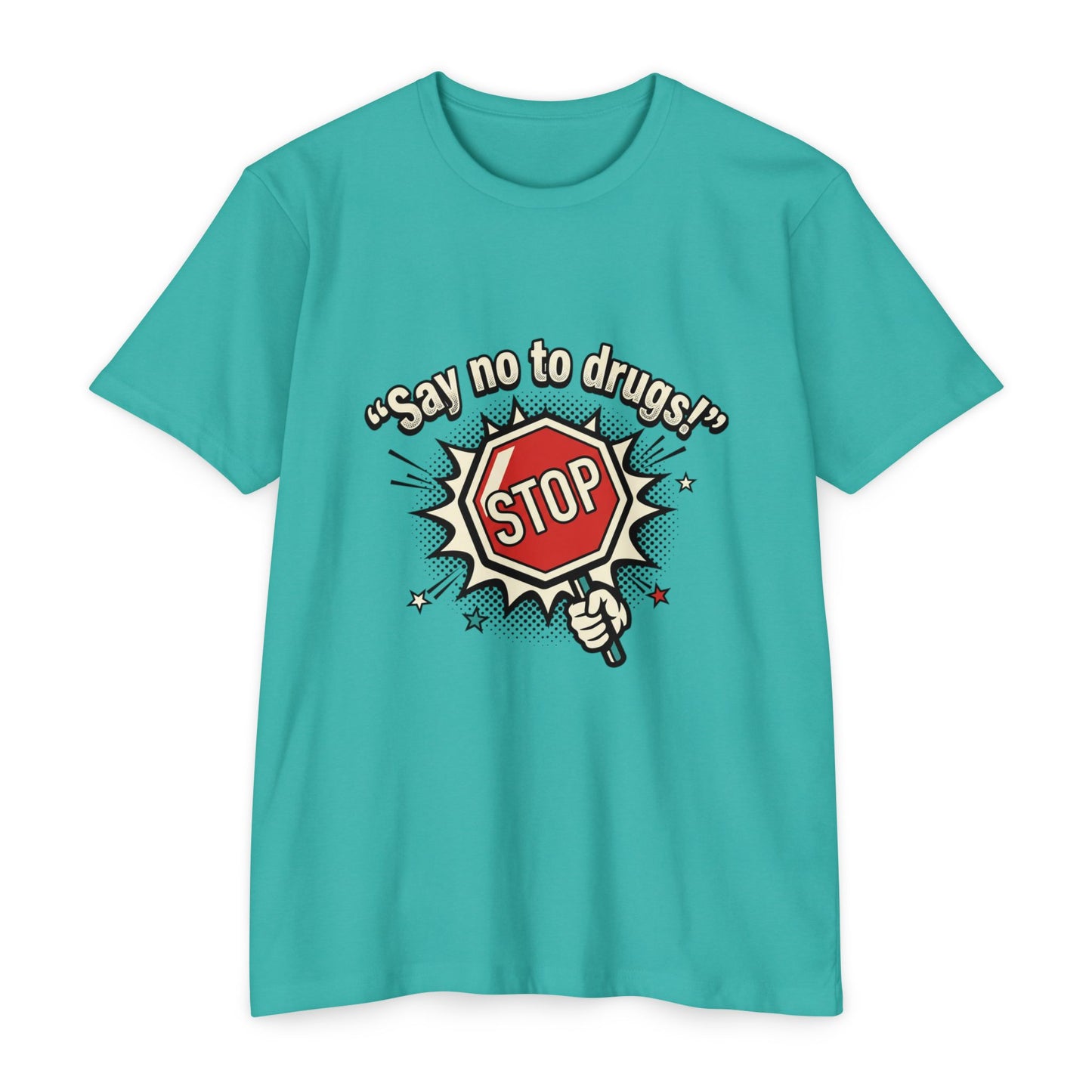 Say No to Drugs Stop Sign T-Shirt