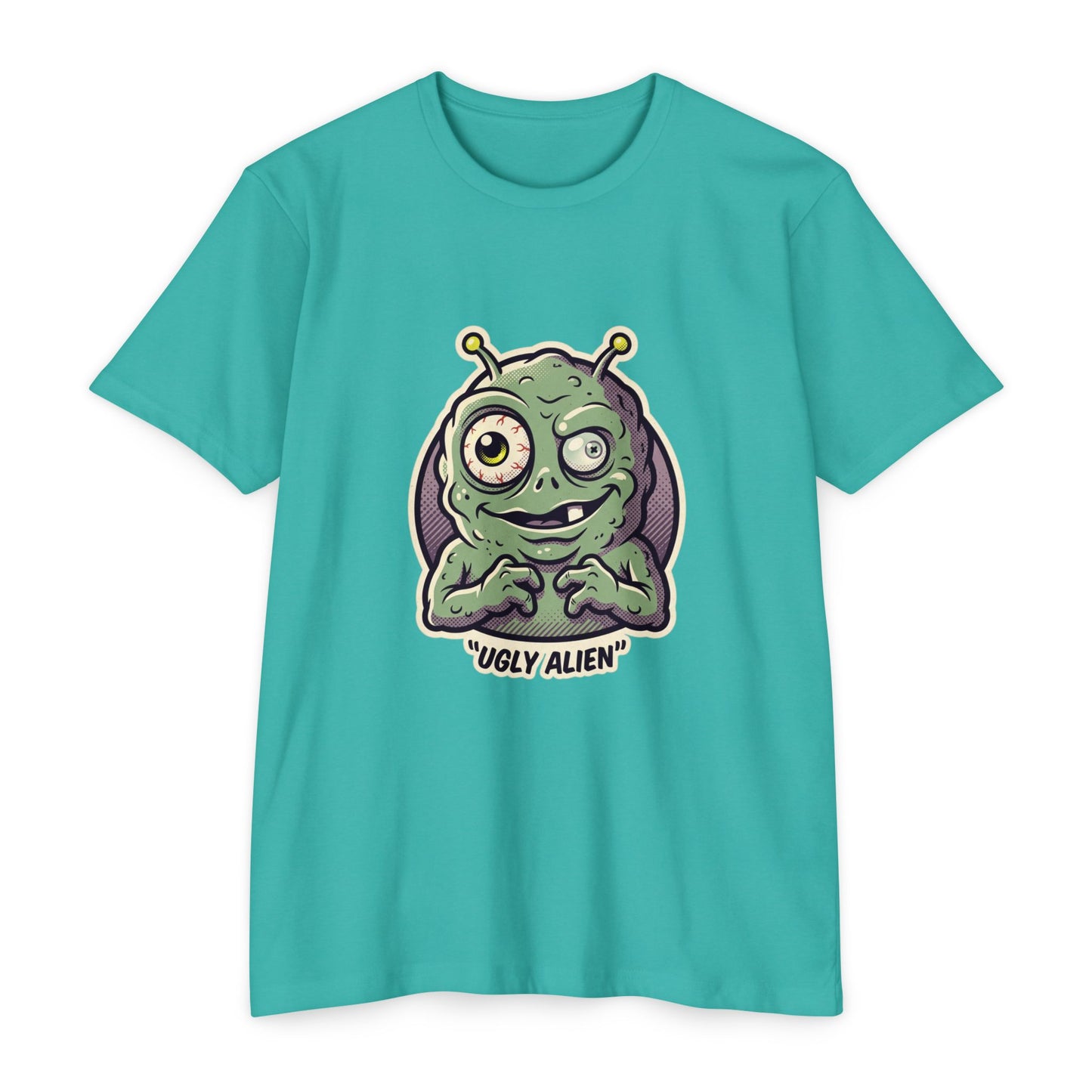 Funny Ugly Alien T-Shirt — Cartoon Graphic Tee