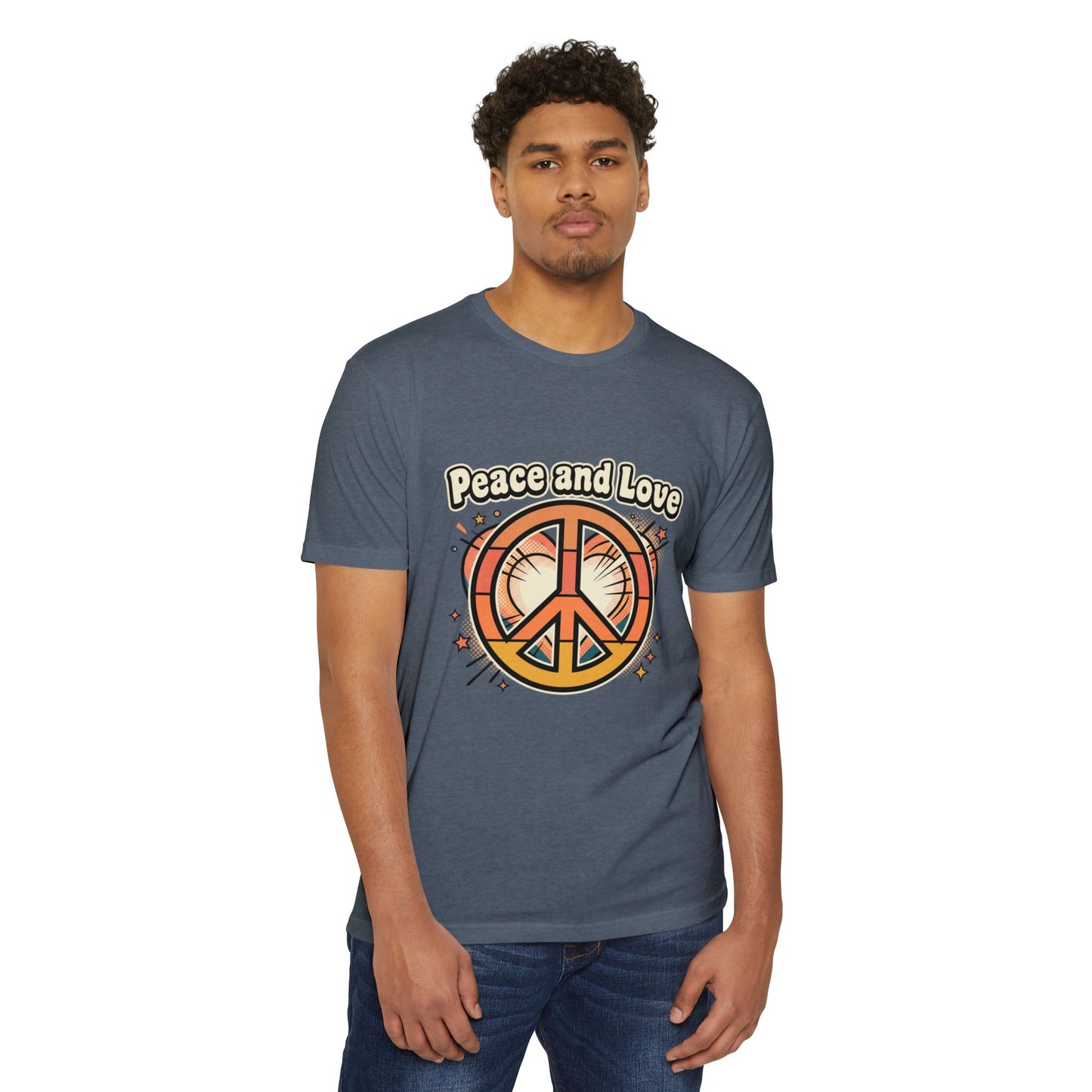 Peace and Love Vintage Peace Sign T-Shirt