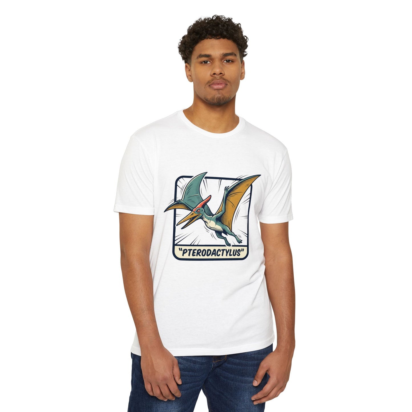 Vintage Pterodactylus Dino T-Shirt — Retro Dinosaur Graphic Tee