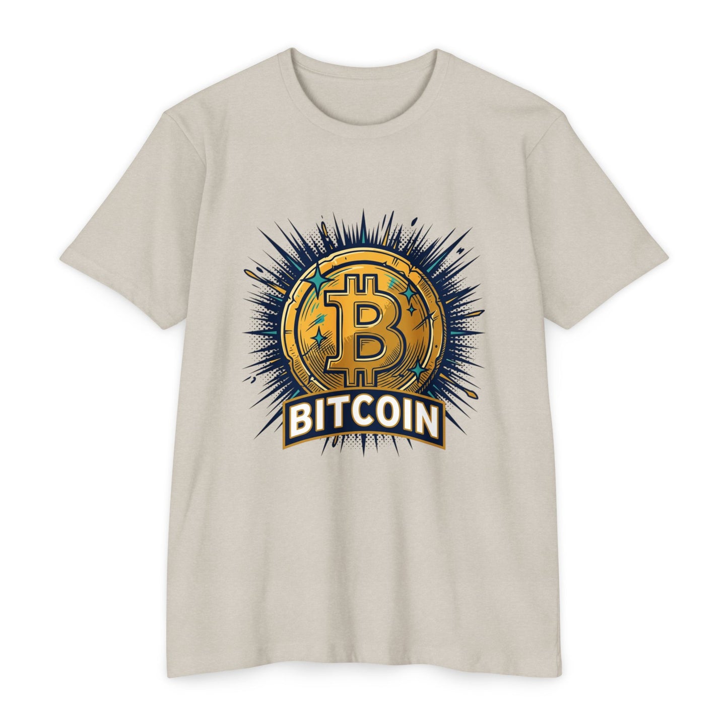 Camiseta gráfica de Bitcoin — Camiseta vintage de moneda criptográfica