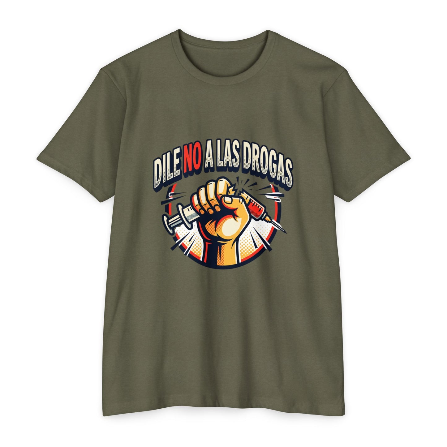 Anti-Drug Awareness T-Shirt — "Dile No a las Drogas" Graphic Tee