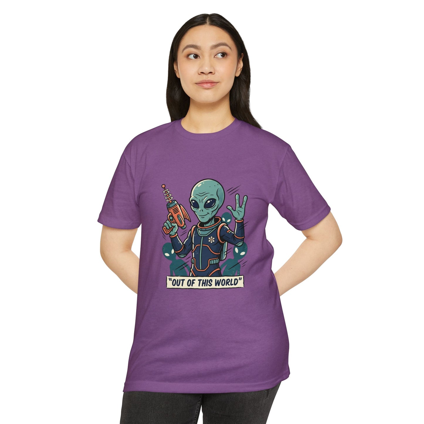Alien Ray Gun T-Shirt — "Out of This World" Graphic Tee
