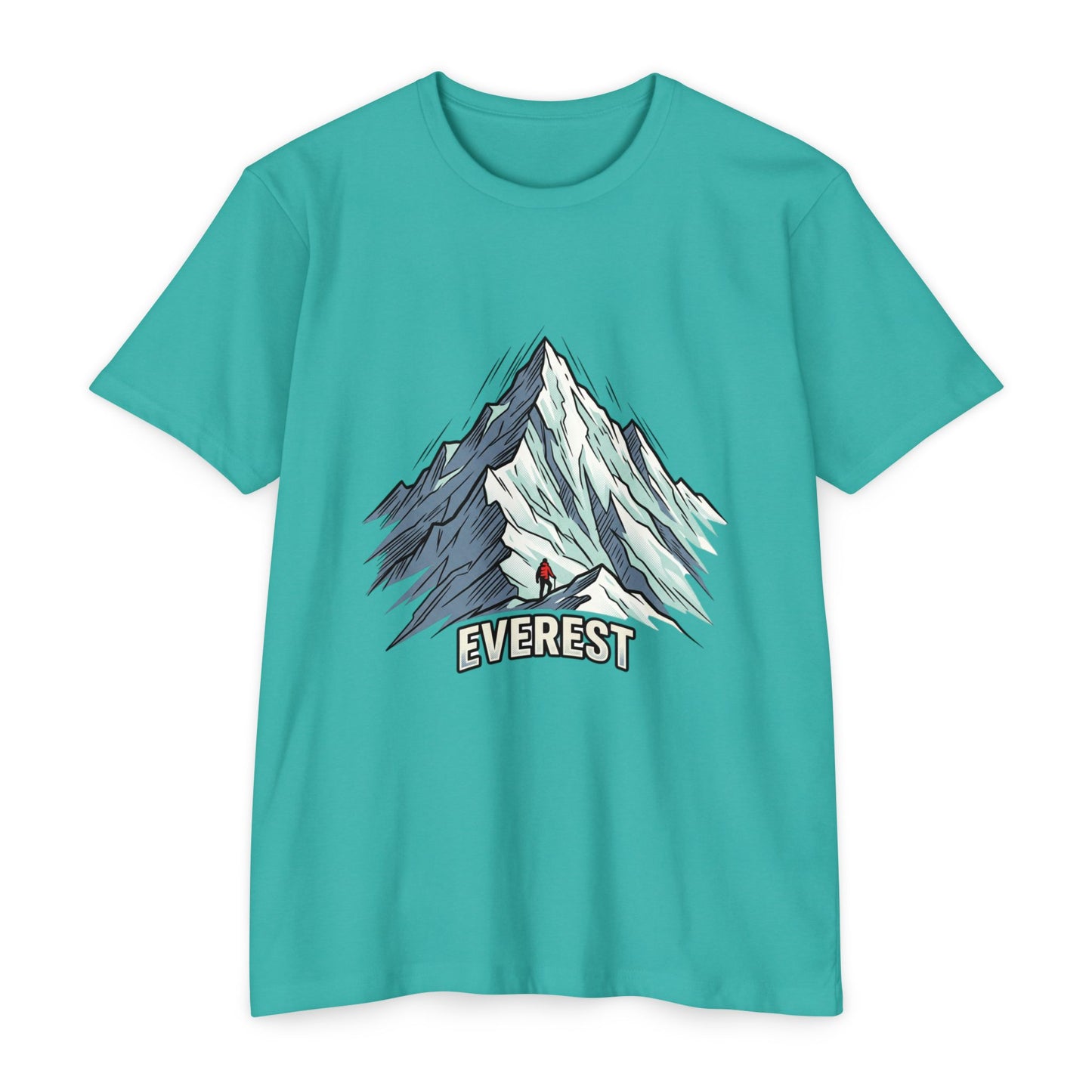 Everest Mountain Graphic T-Shirt — Adventure Climber Tee