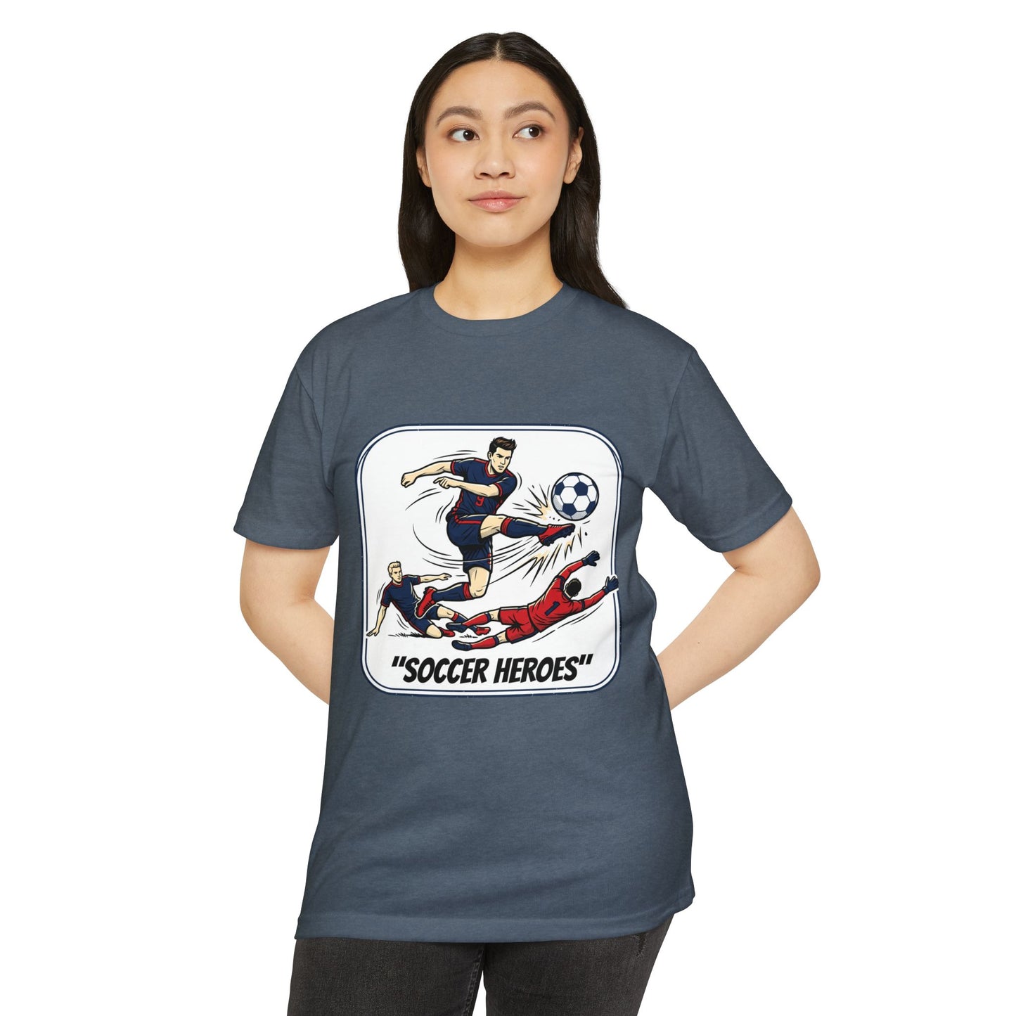 Soccer Heroes T-Shirt — Vintage Comic Soccer Graphic Tee