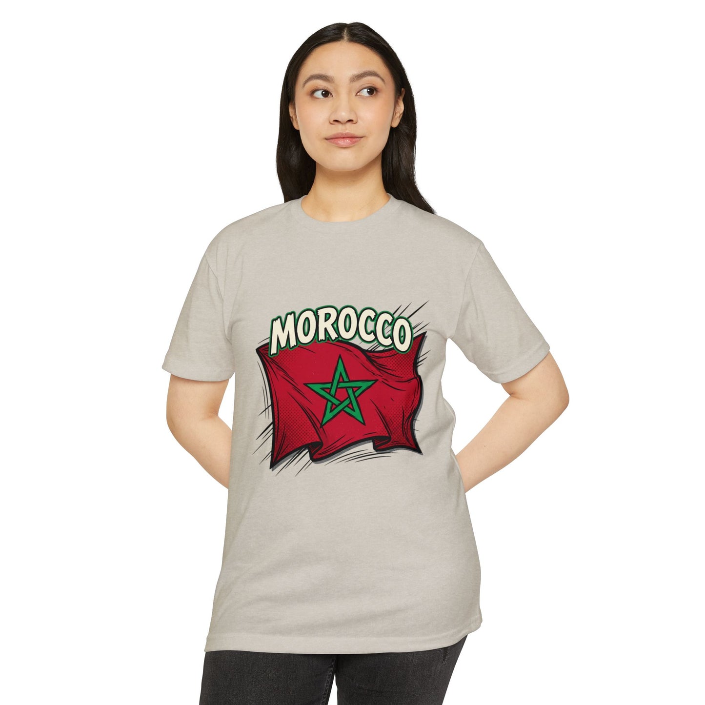 Morocco Flag Vintage Graphic T-Shirt — Moroccan Pride Tee