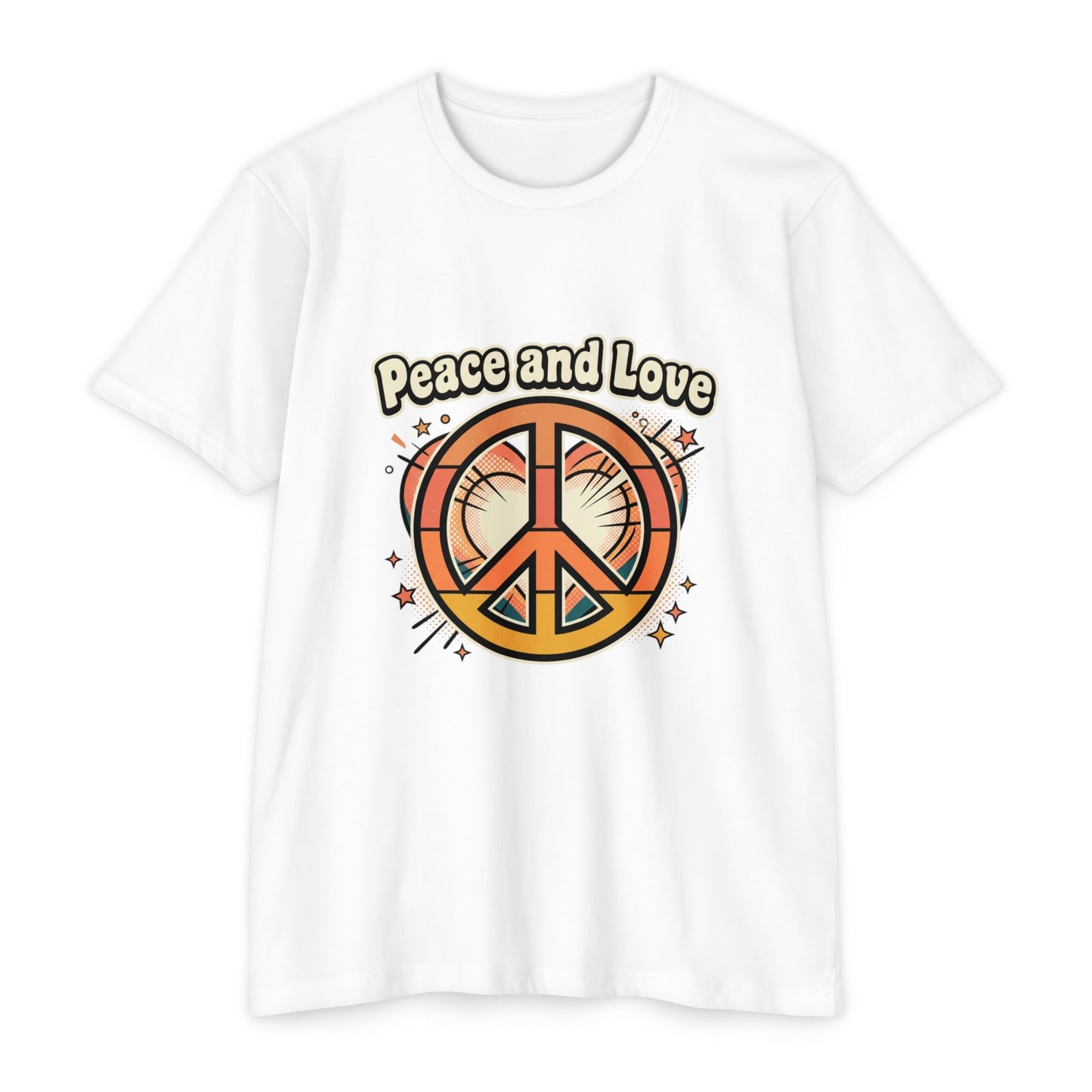 Peace and Love Vintage Peace Sign T-Shirt