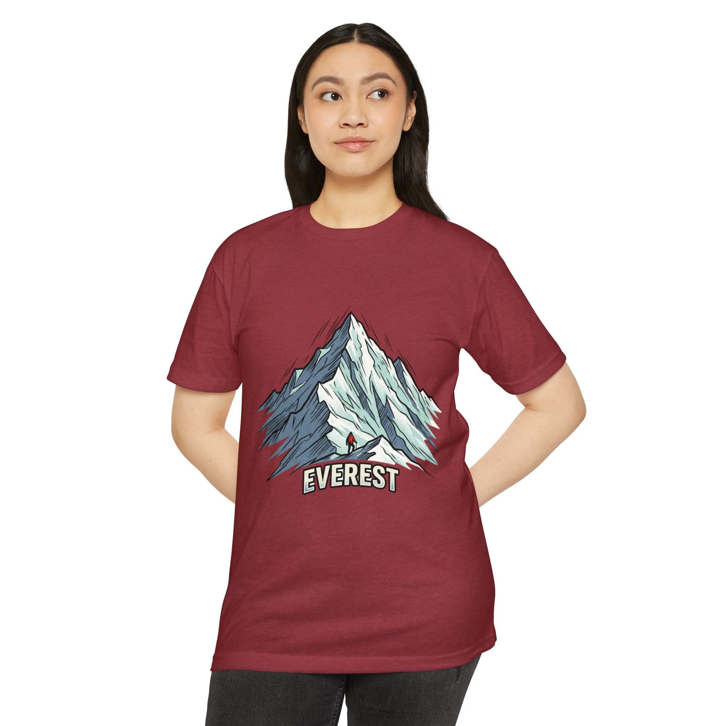 Everest Mountain Graphic T-Shirt — Adventure Climber Tee