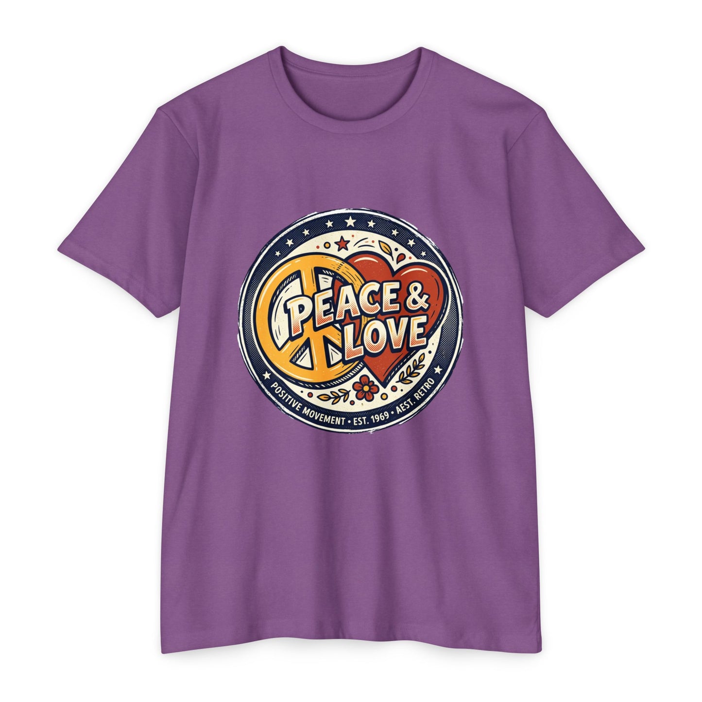 Peace & Love Retro Peace Sign T-Shirt