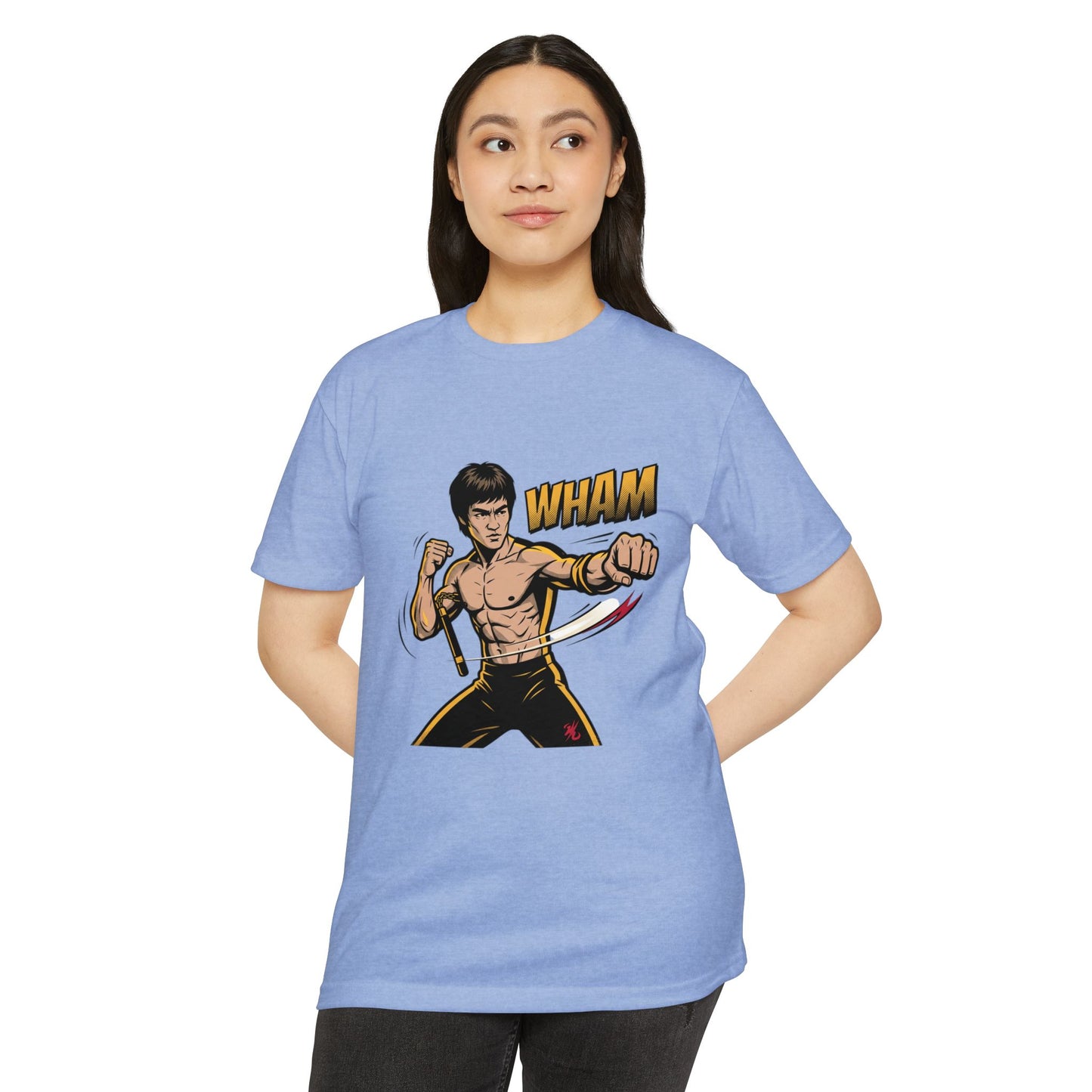 Camiseta gráfica de artes marciales — Camiseta de luchador estilo Bruce 'WHAM'