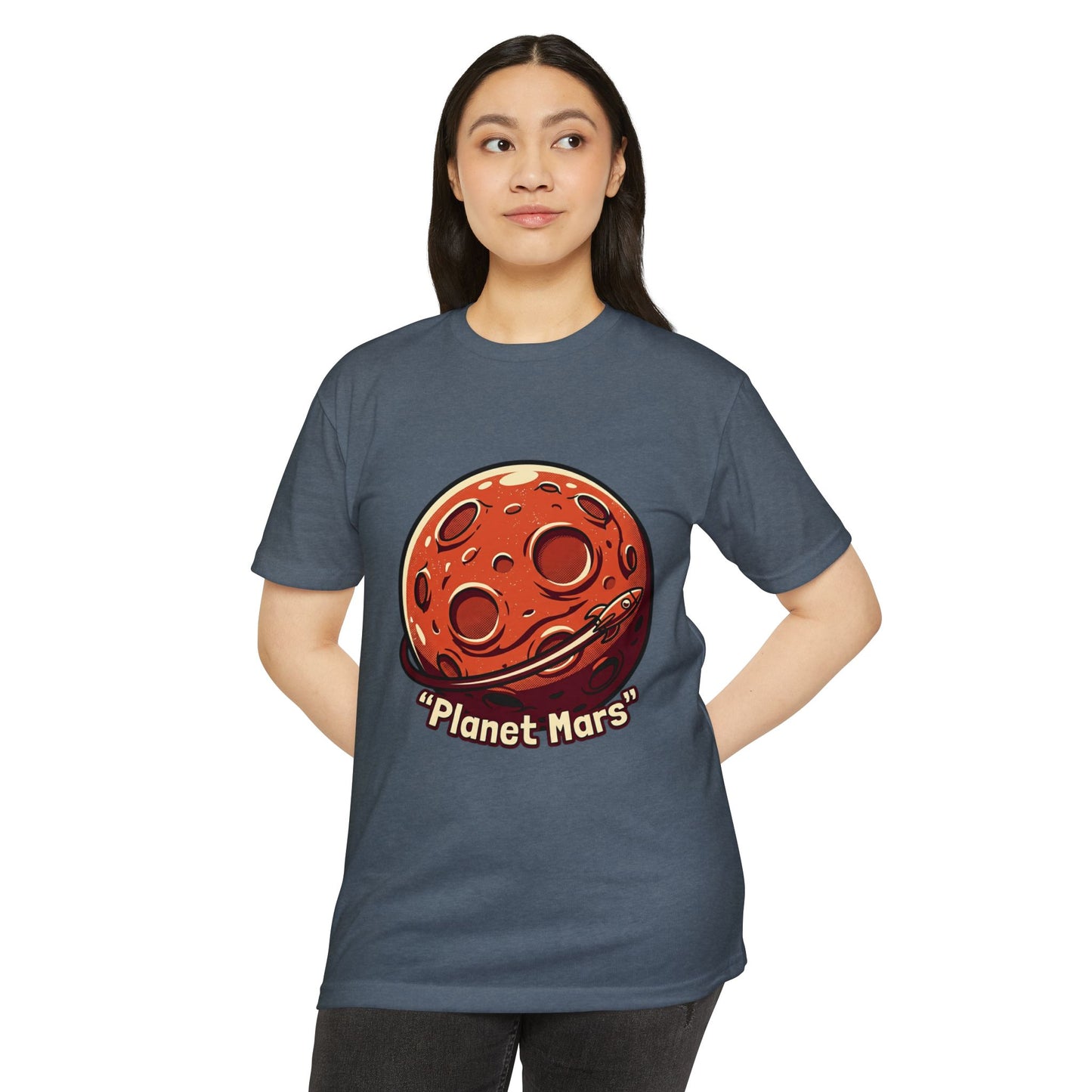 Retro Mars Graphic T-Shirt — Red Planet Tee