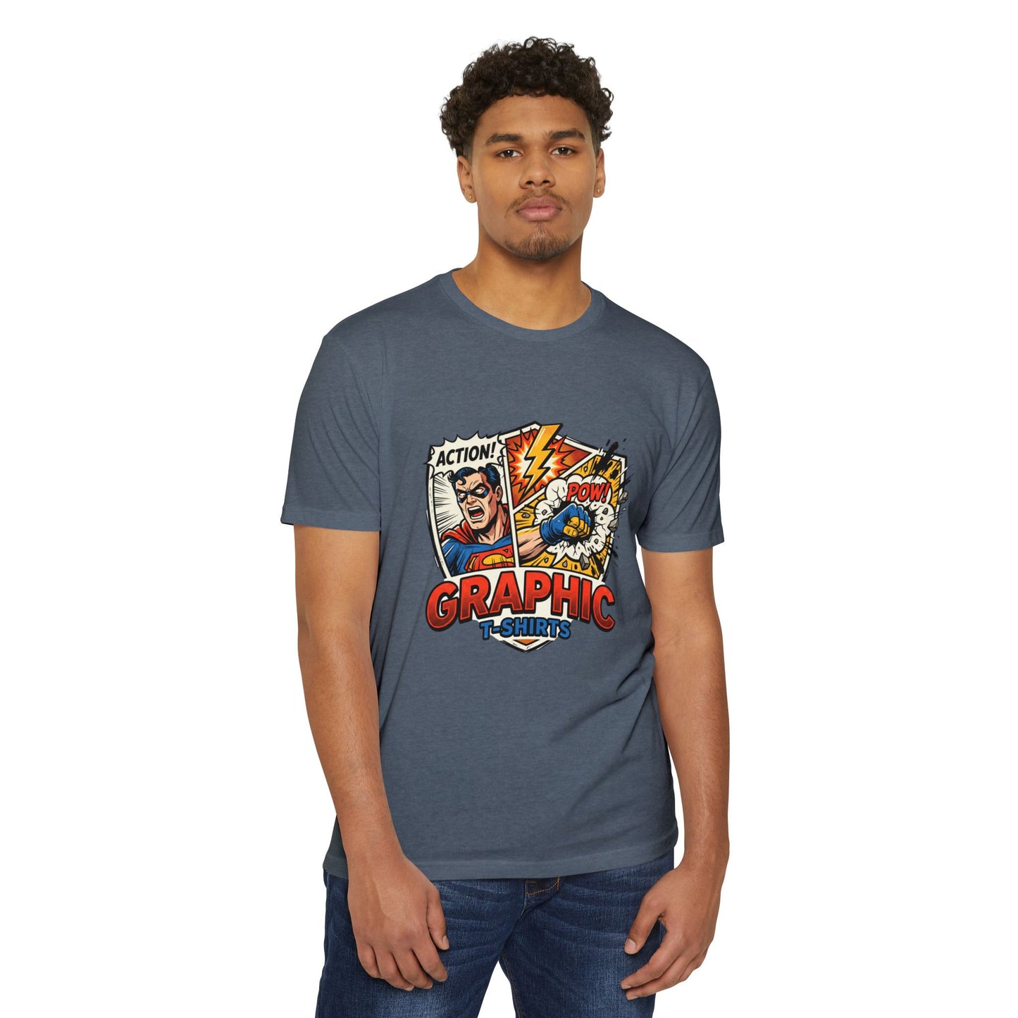 Action! POW Vintage Comic Pop Art T-Shirt