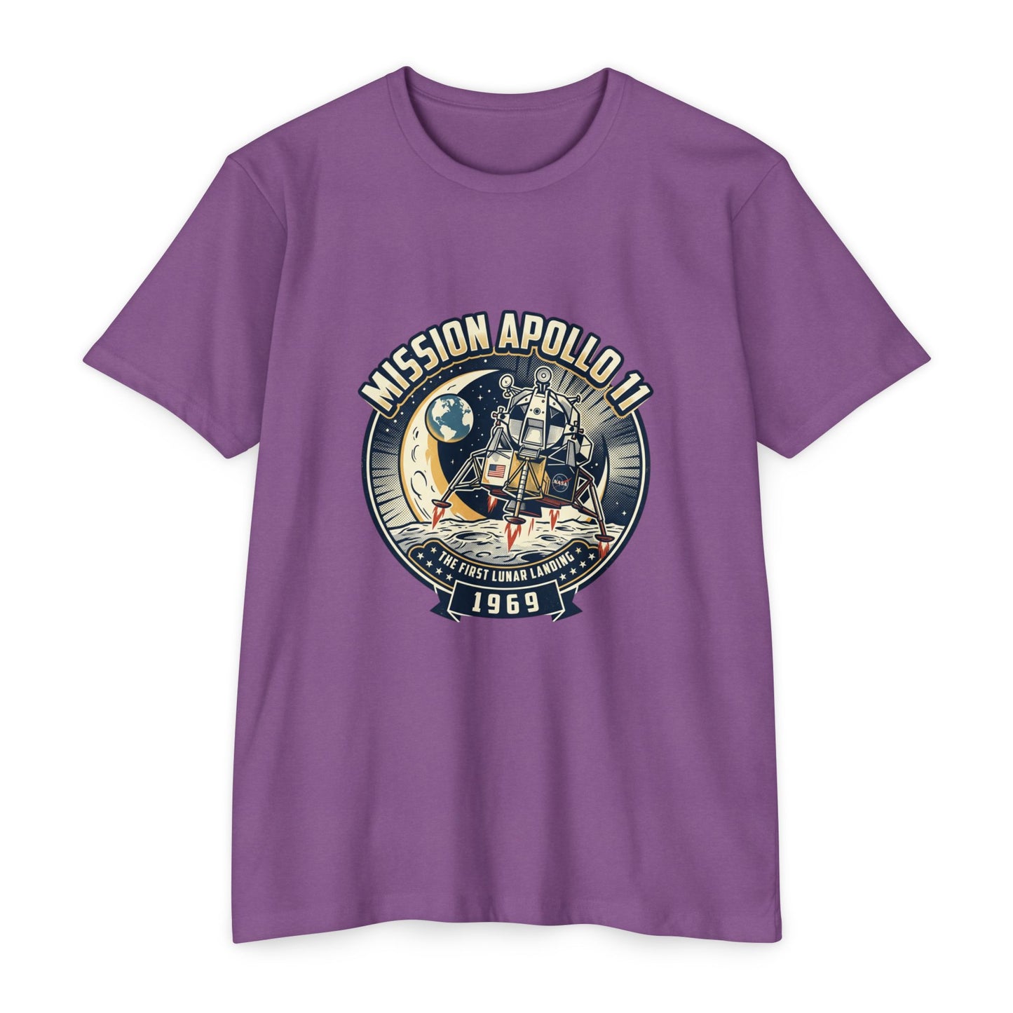 Apollo 11 Moon Landing T-Shirt — Mission Apollo 11 1969 Lunar Module Retro Tee