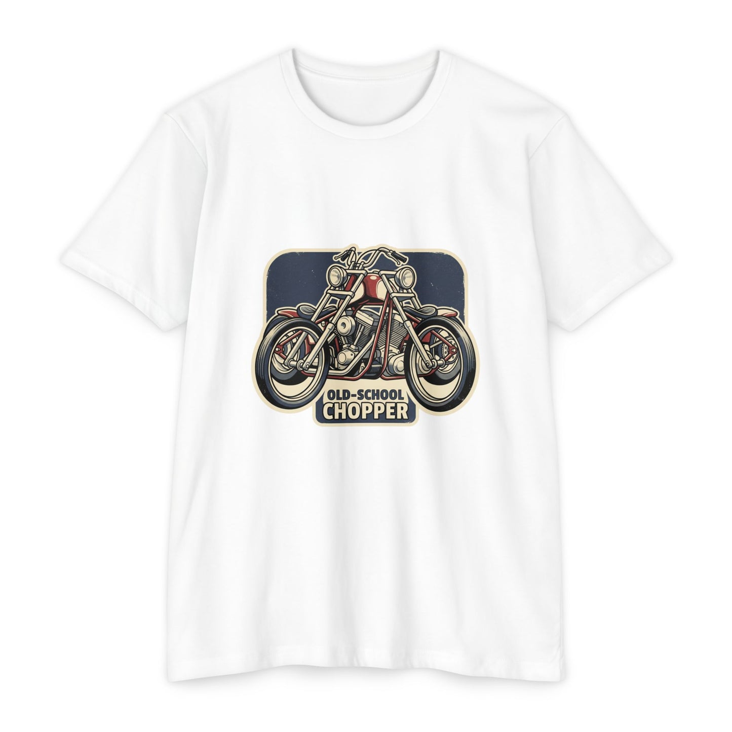 Old-School Chopper Motorcycle T-Shirt — Vintage Biker Tee