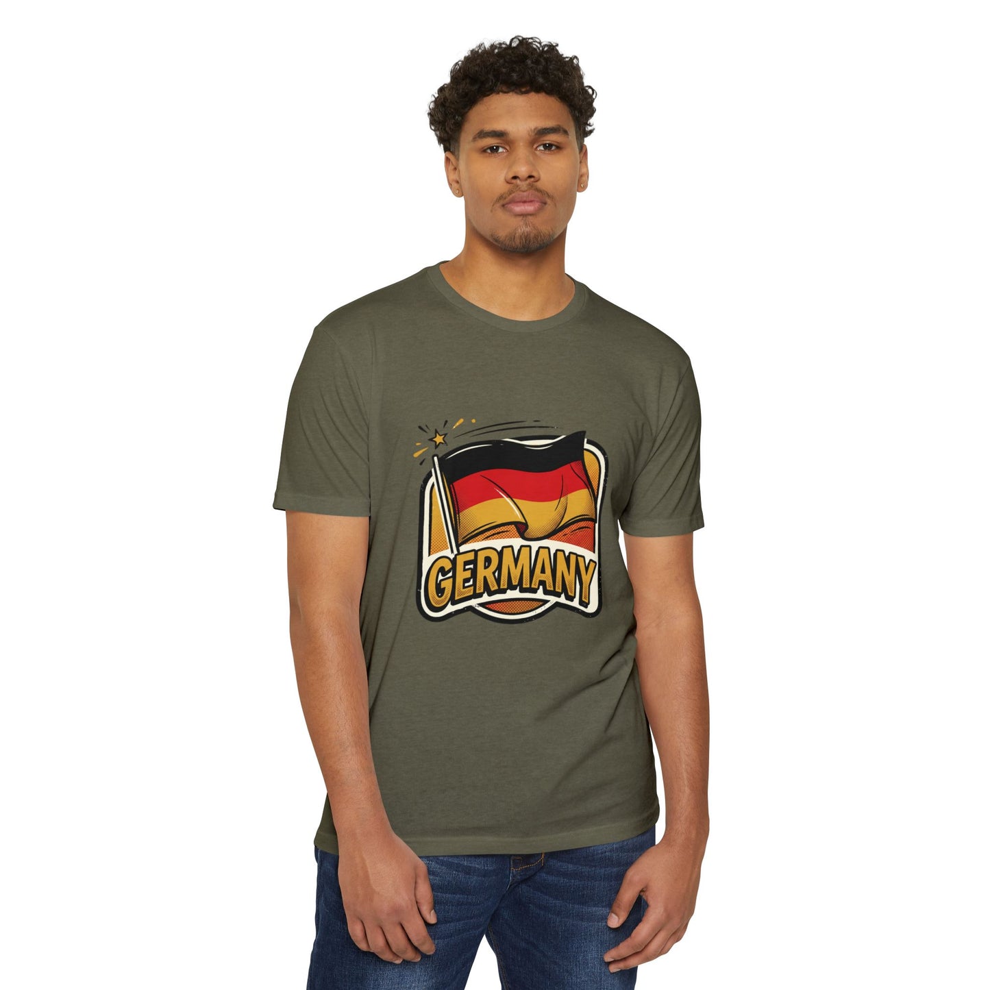 Germany Flag Retro Sports T-Shirt — Vintage Team Fan Tee