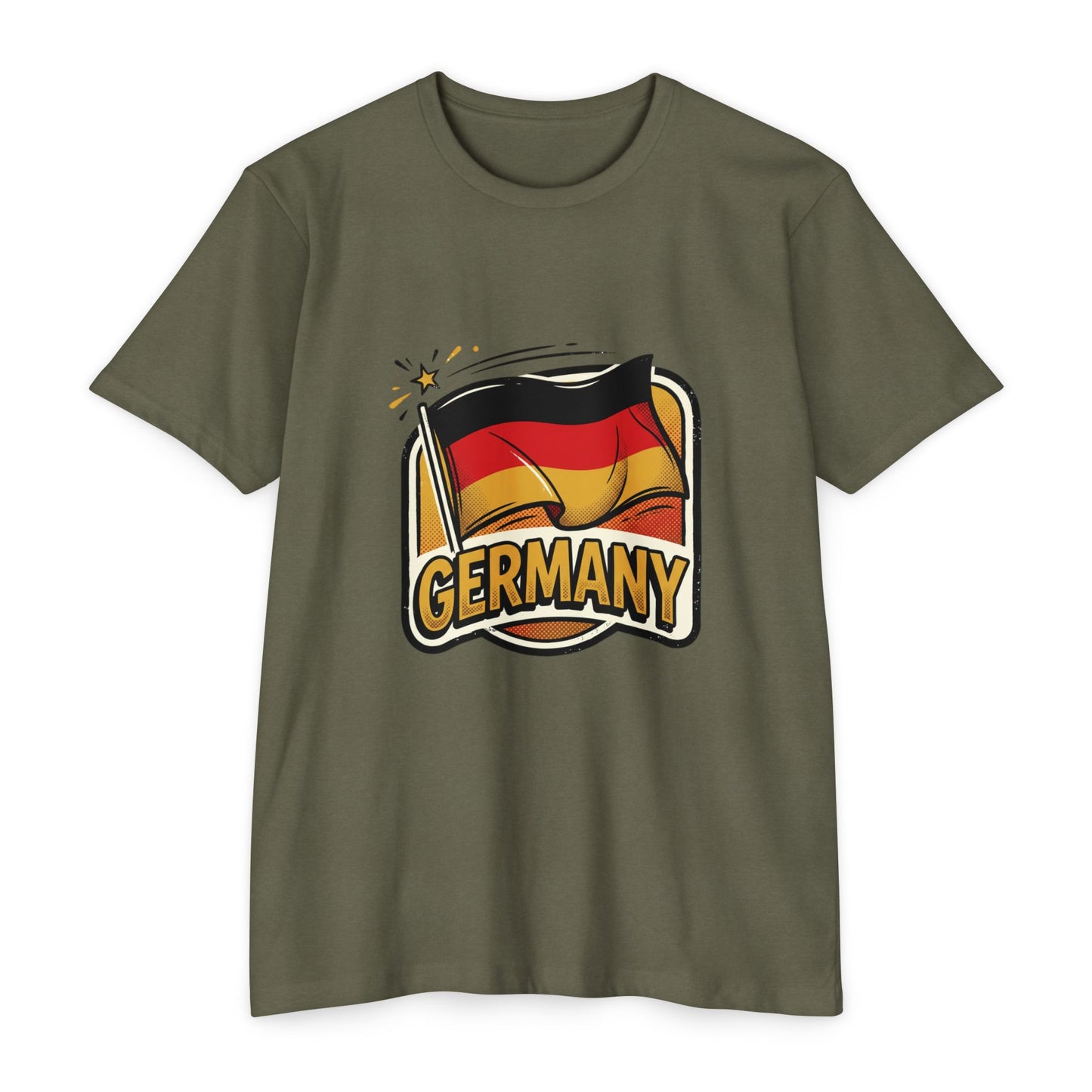 Germany Flag Retro Sports T-Shirt — Vintage Team Fan Tee