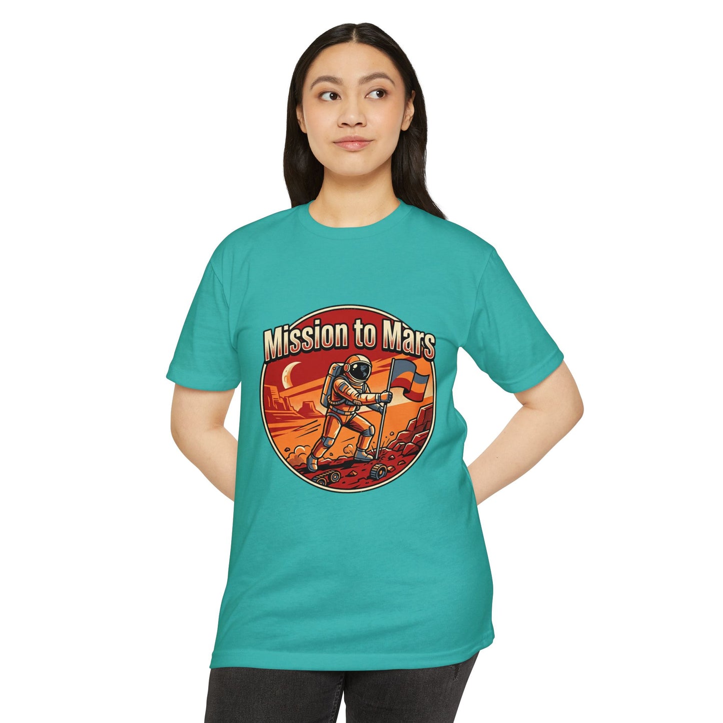 Mission to Mars Retro Astronaut T-Shirt