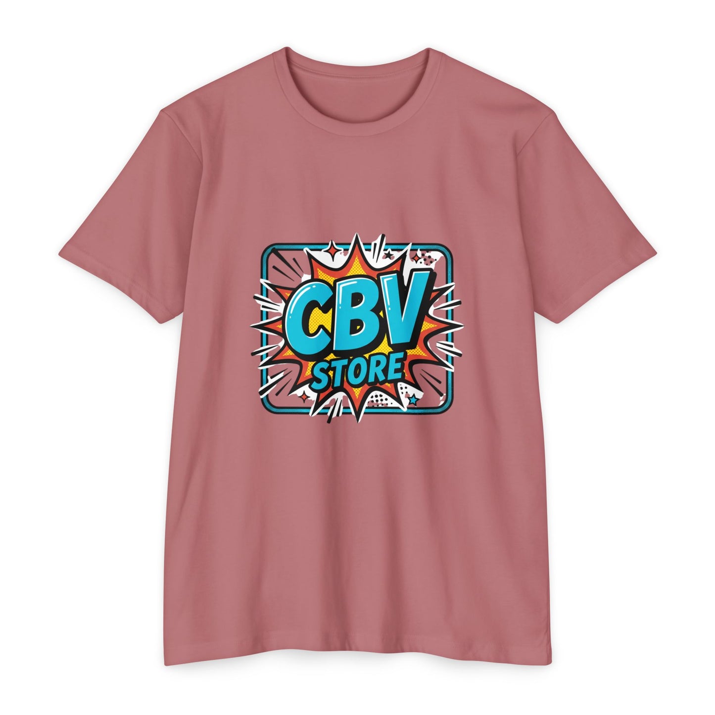 CBV Store Comic Logo T-Shirt — Retro Comic Graphic Tee