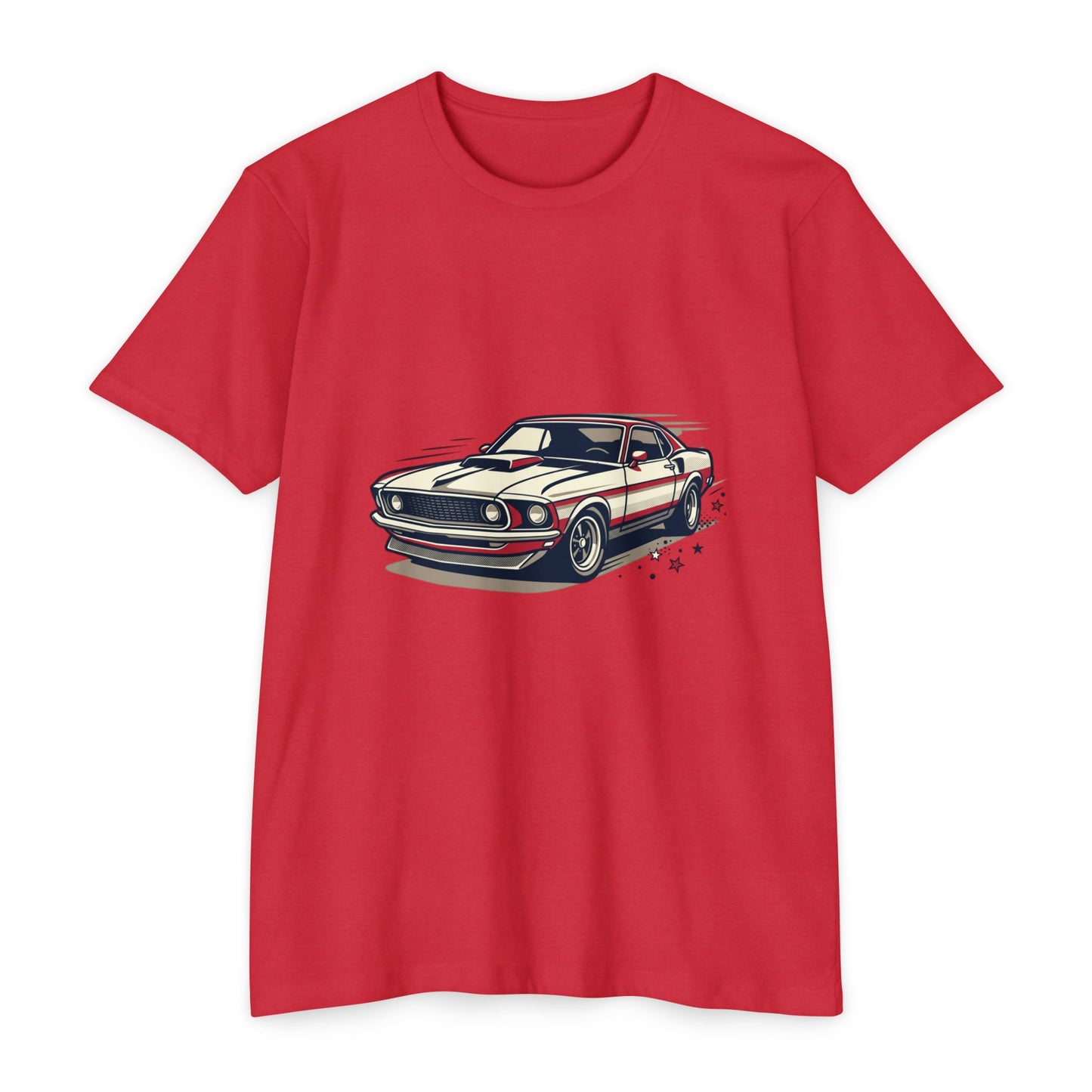Classic Muscle Car T-Shirt — Retro Racing Illustration Tee