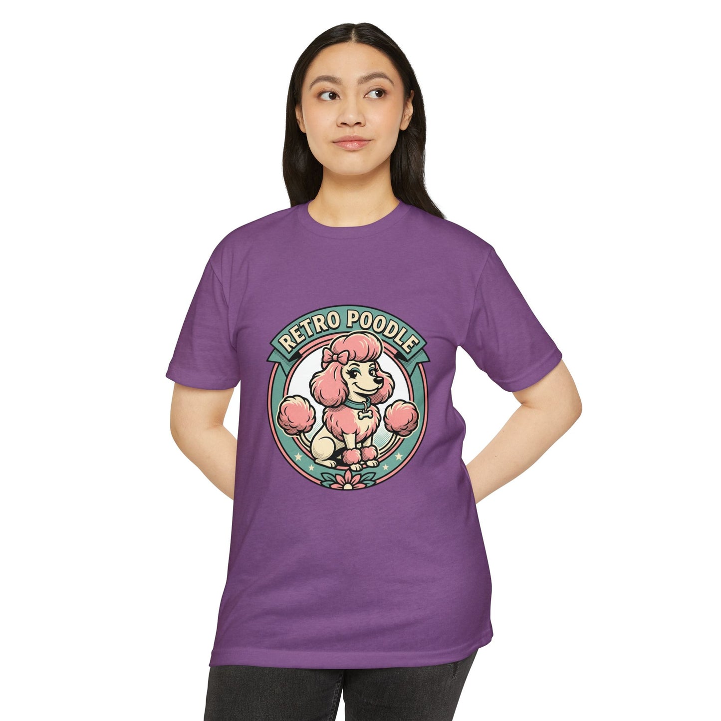 Retro Poodle T-Shirt — Vintage Cute Dog Graphic Tee