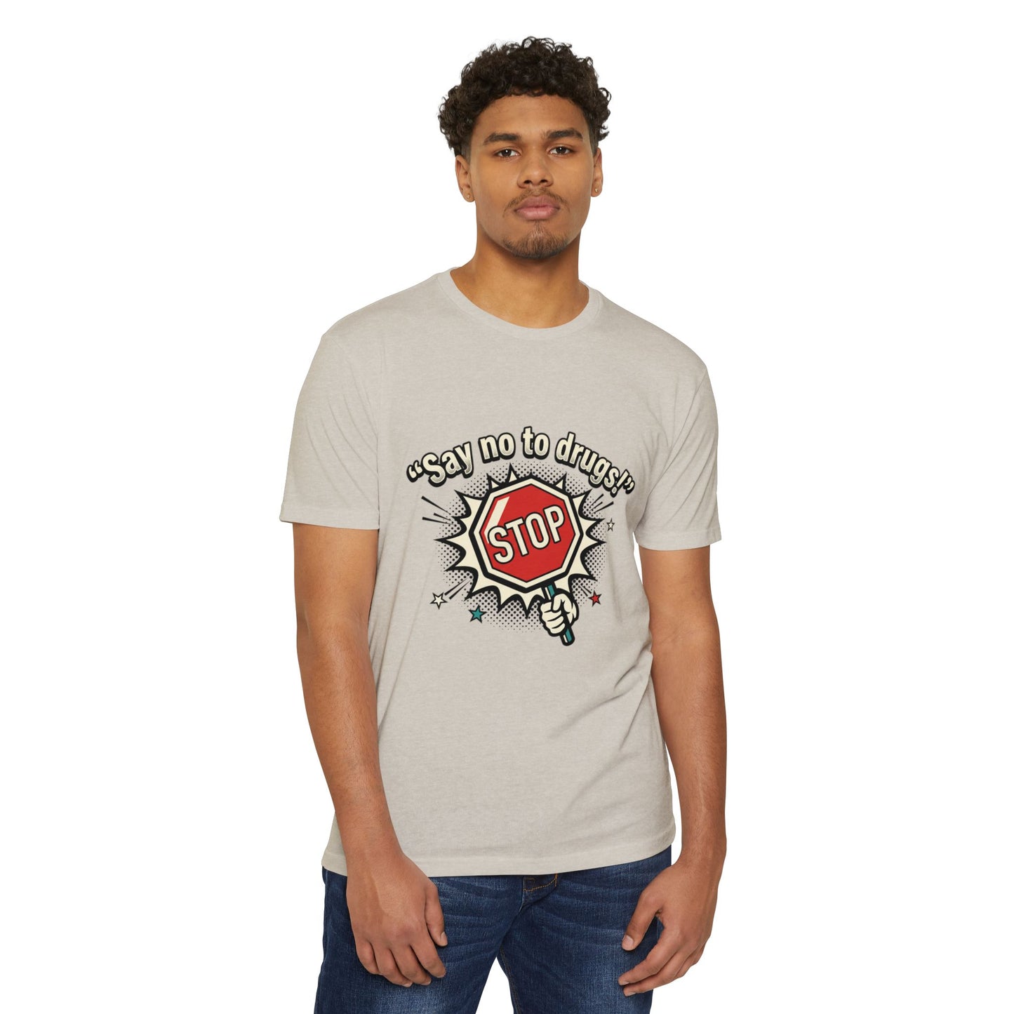 Say No to Drugs Stop Sign T-Shirt