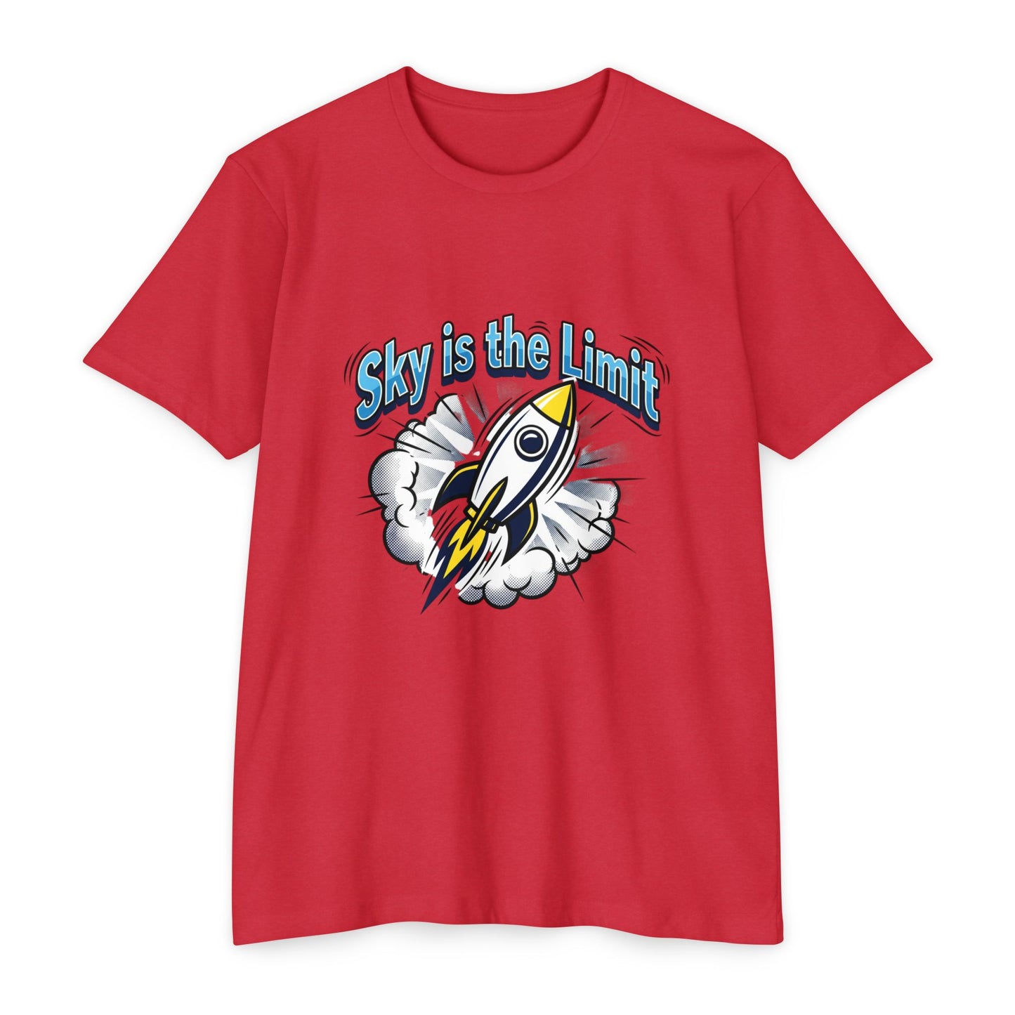 Sky Is the Limit Rocket T-Shirt — Inspirational Graphic Tee