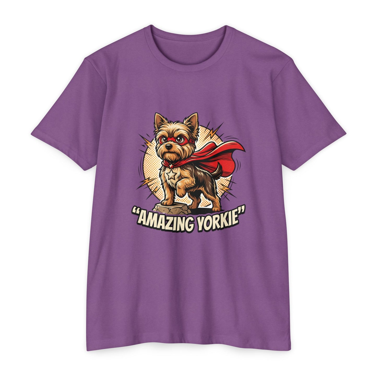 Yorkie Superhero T-Shirt — Cute Yorkshire Terrier Graphic Tee