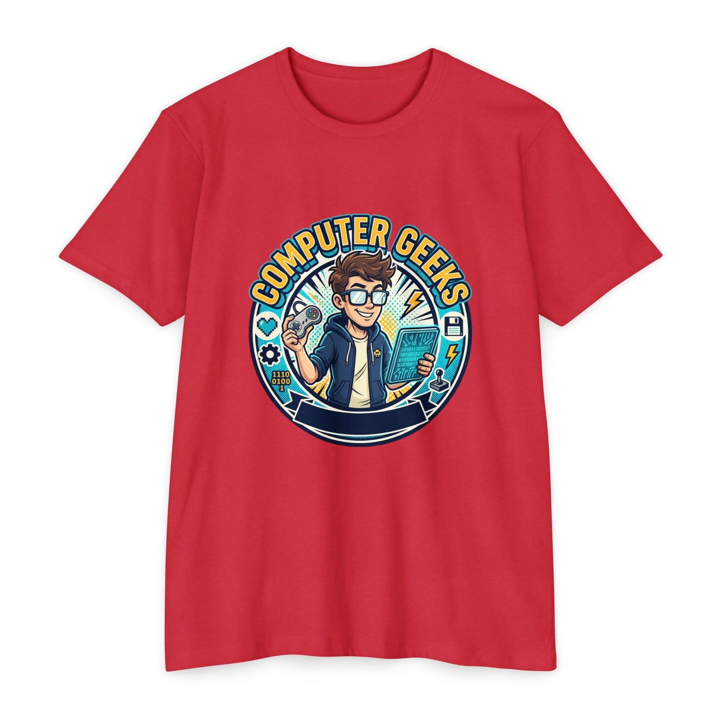 Computer Geeks T-Shirt — Retro Tech Gamer Graphic Tee