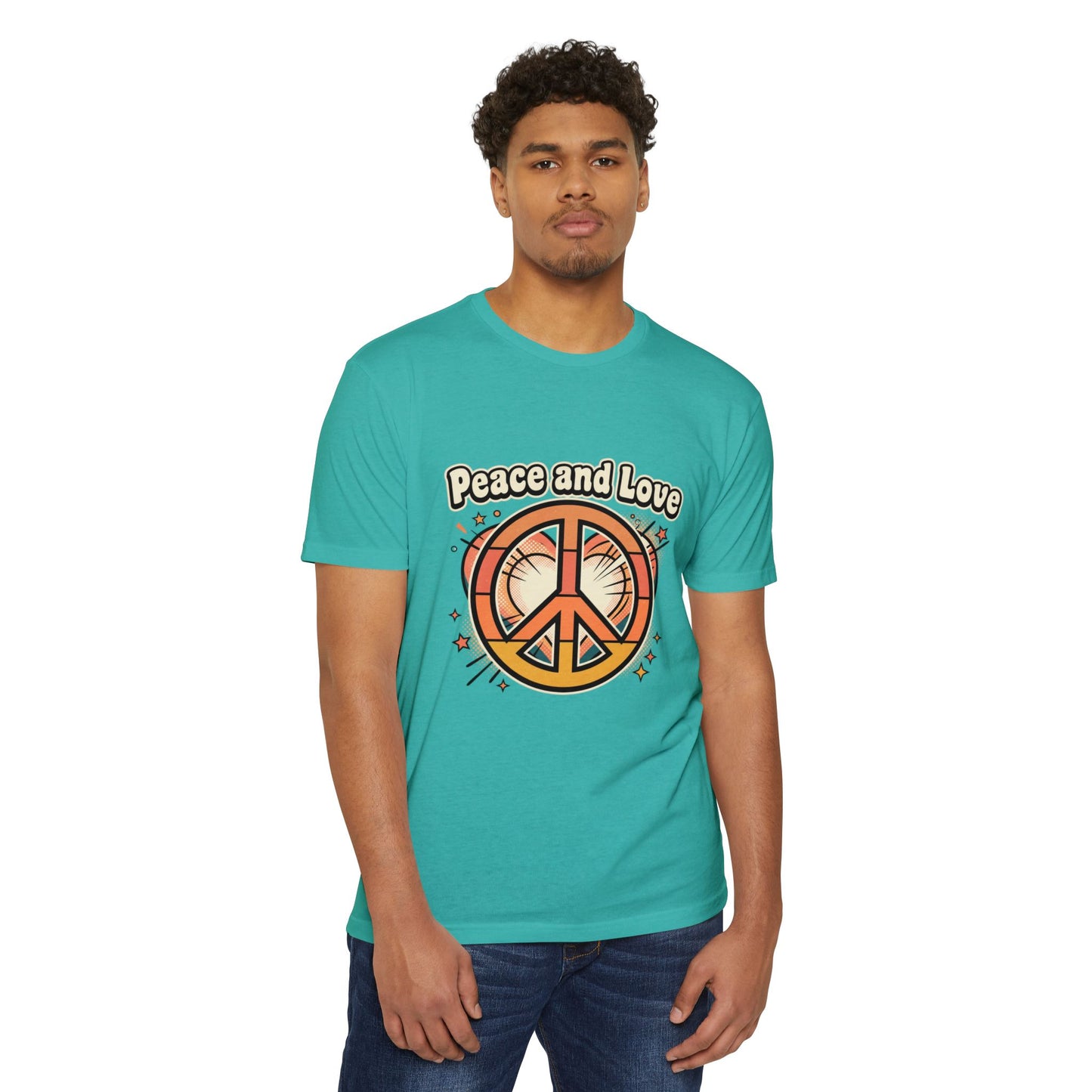 Peace and Love Vintage Peace Sign T-Shirt
