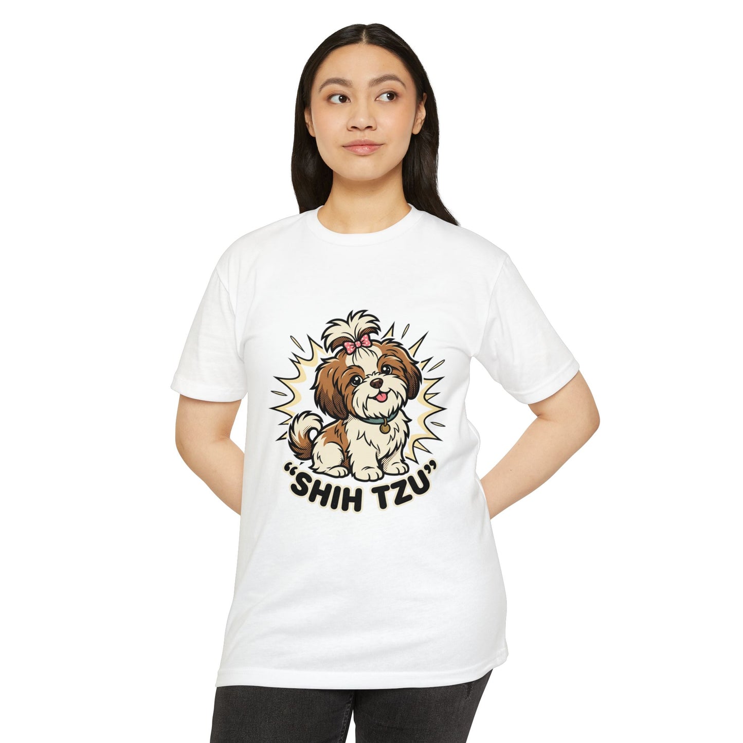 Shih Tzu Cute Cartoon T-Shirt — Adorable Dog Lover Tee