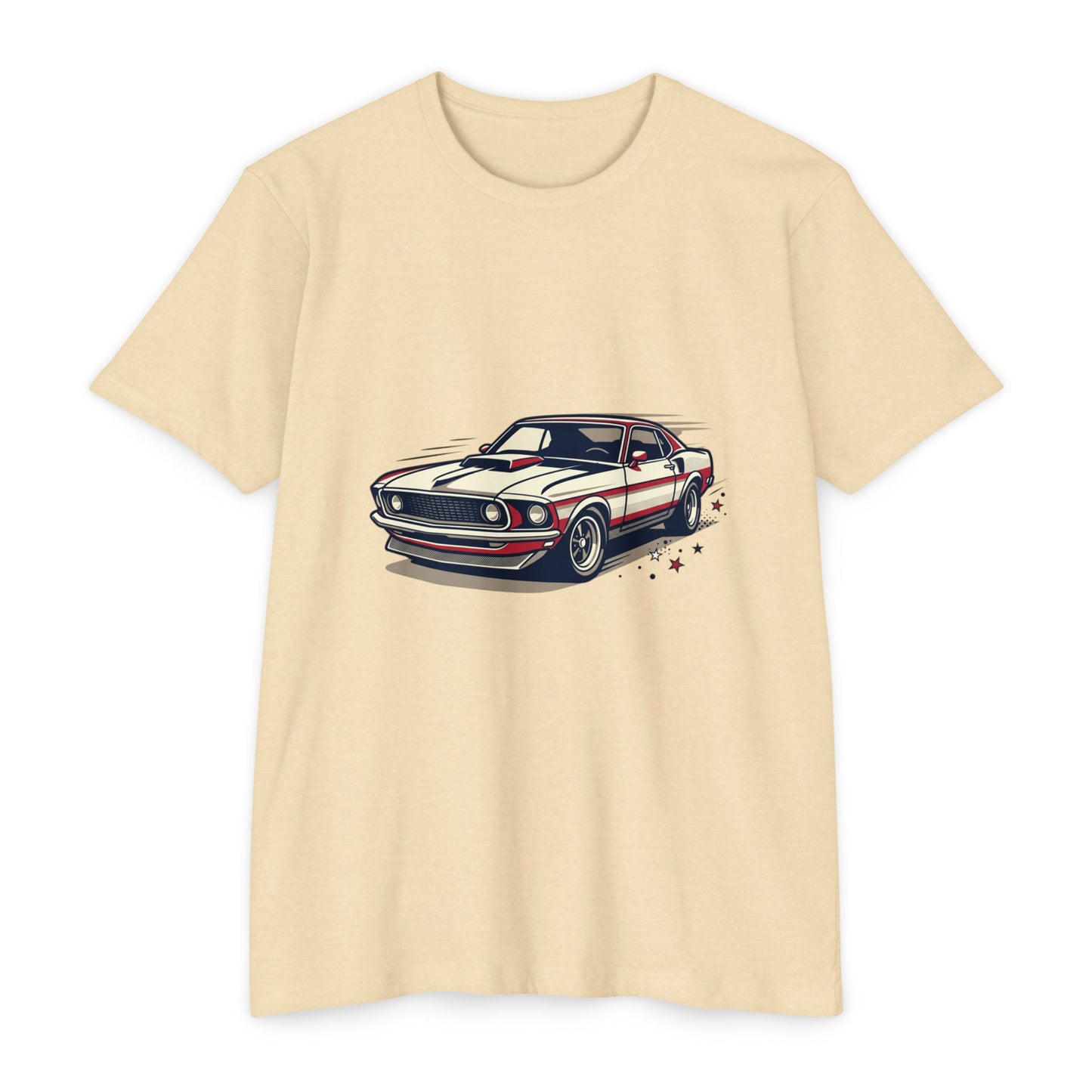Classic Muscle Car T-Shirt — Retro Racing Illustration Tee