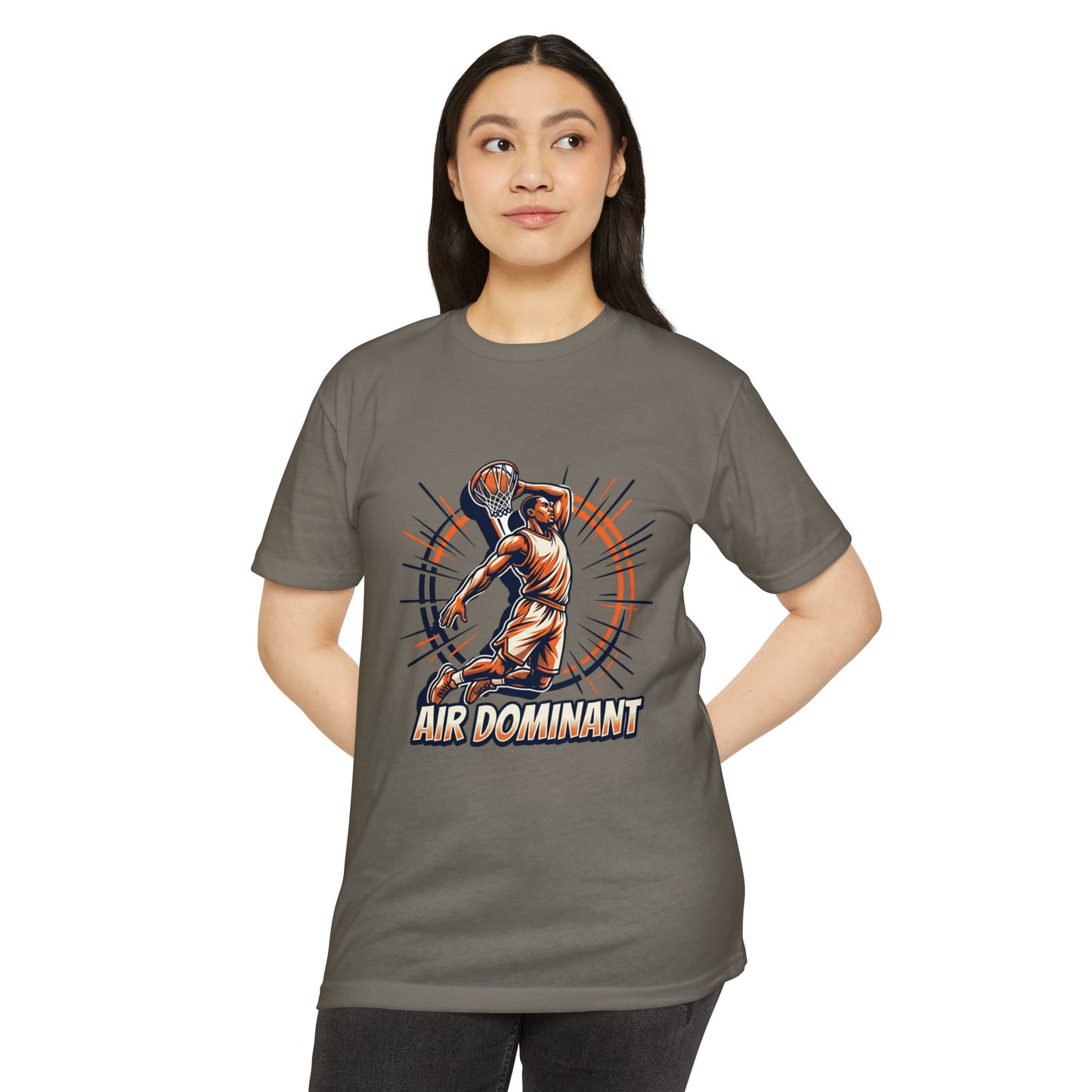 Air Dominant Basketball T-Shirt — Slam Dunk Player Graphic Tee