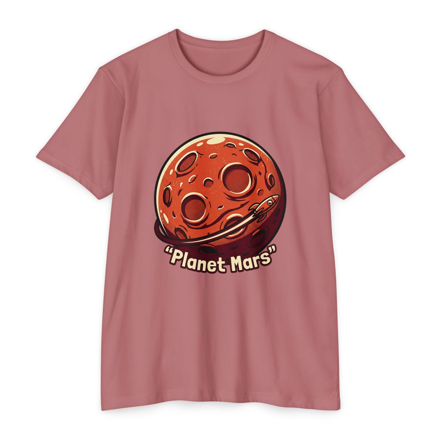 Retro Mars Graphic T-Shirt — Red Planet Tee