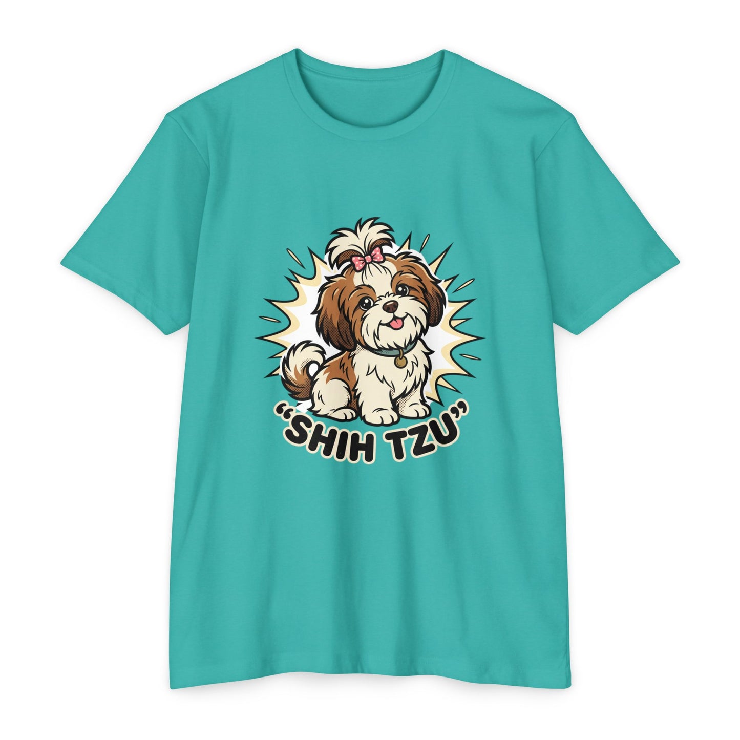 Shih Tzu Cute Cartoon T-Shirt — Adorable Dog Lover Tee