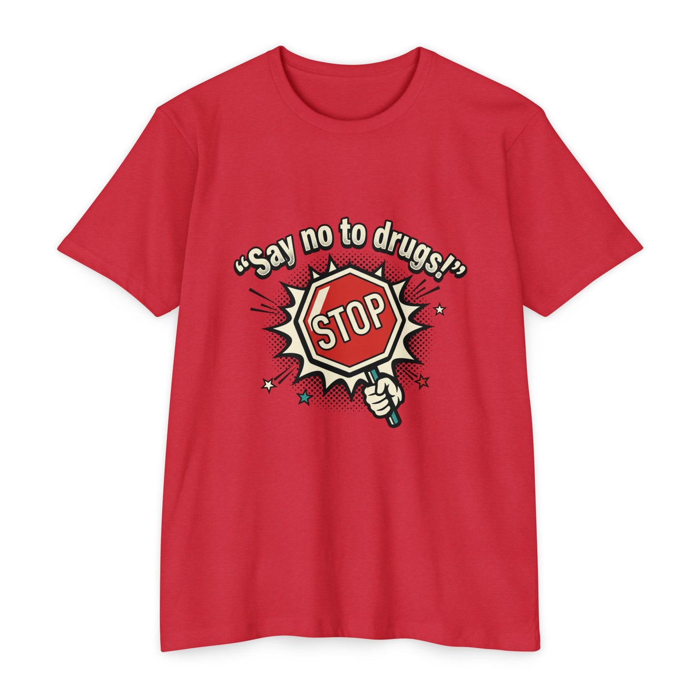 Say No to Drugs Stop Sign T-Shirt