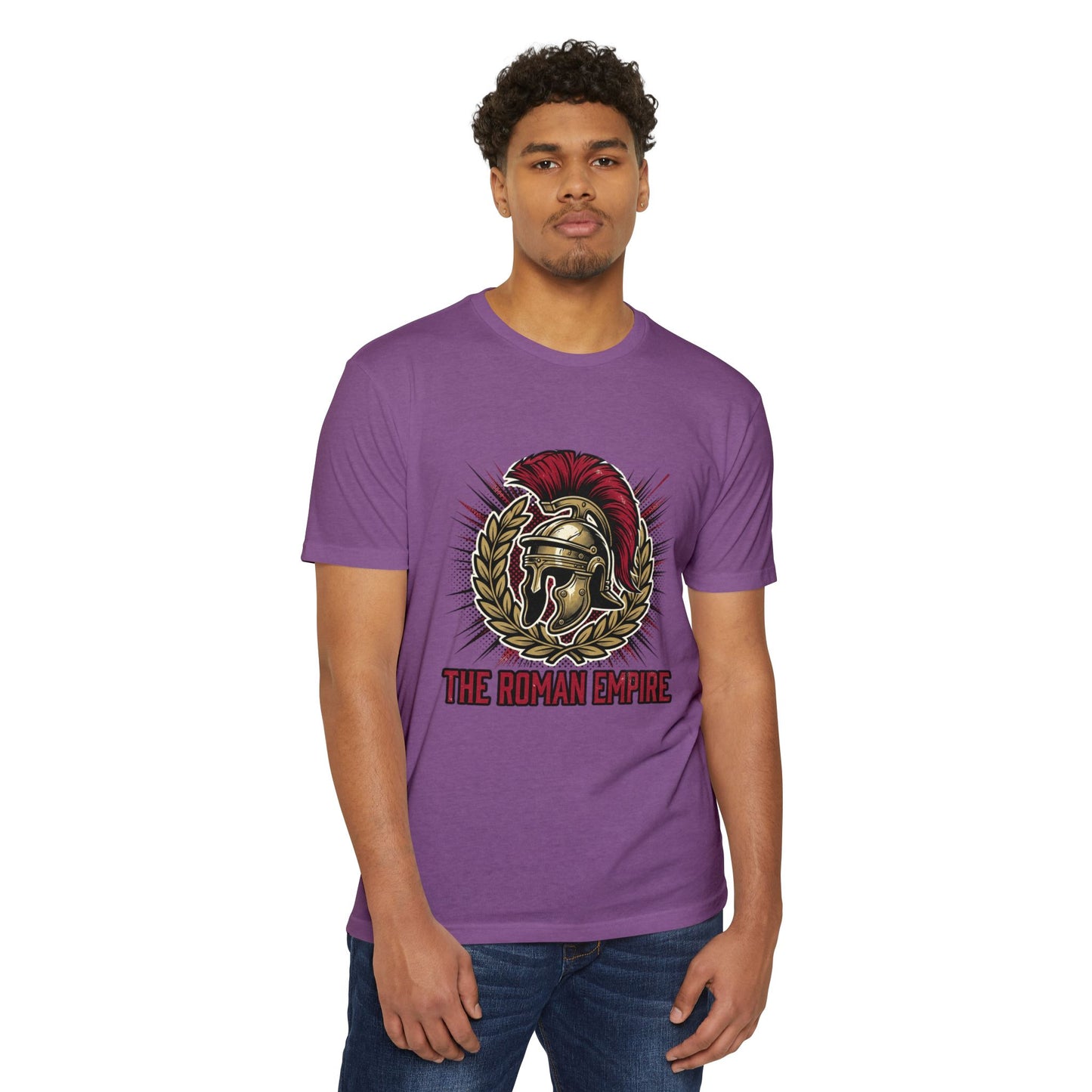 Roman Empire Helmet T-Shirt — Vintage Gladiator Graphic Tee